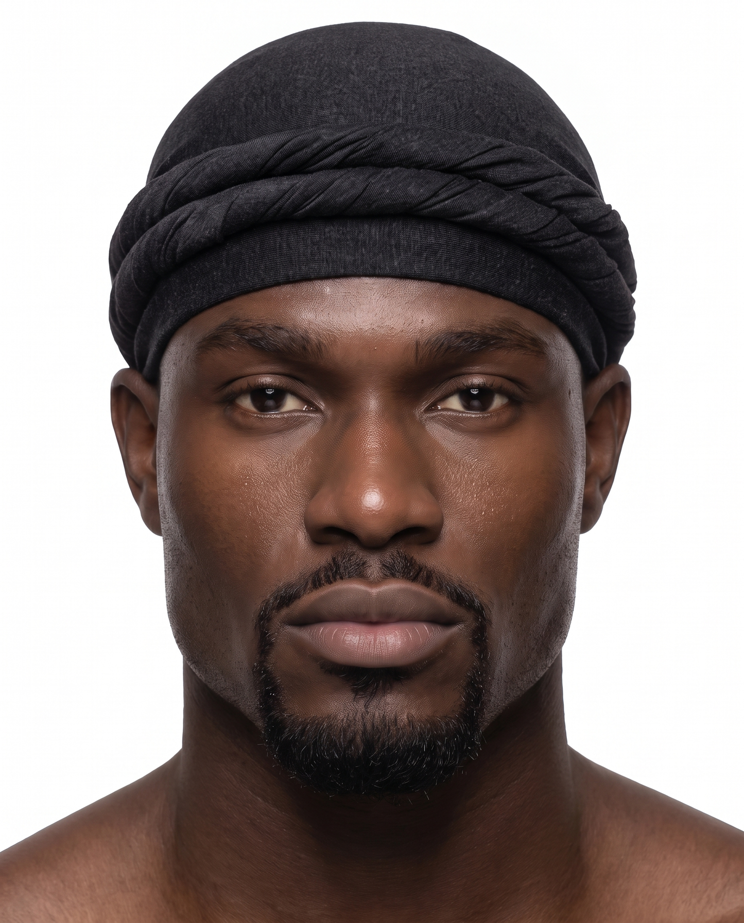 Black men's halo turban
