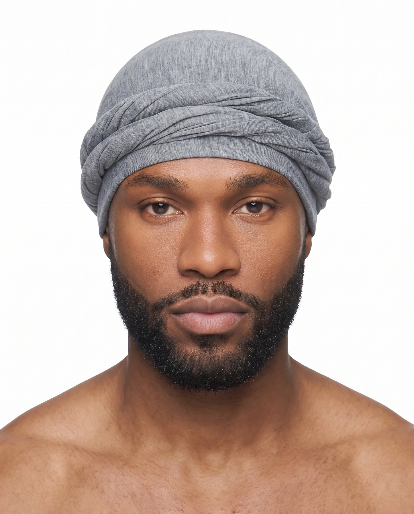 Athletic Grey men's halo turban
