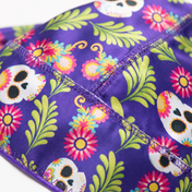 Cinco De Mayo 1.0 festive Satin Silky Durag fabric close-up showing Cinco De Mayo 1.0 festive print and stitching detail