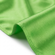 Premium Lime Green Silk Durag fabric close-up showing Lime Green silky satin texture and stitching detail