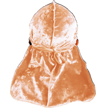 Premium Crushed Velvet Brown Sandstone Durag