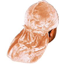Premium Crushed Velvet Brown Sandstone Durag