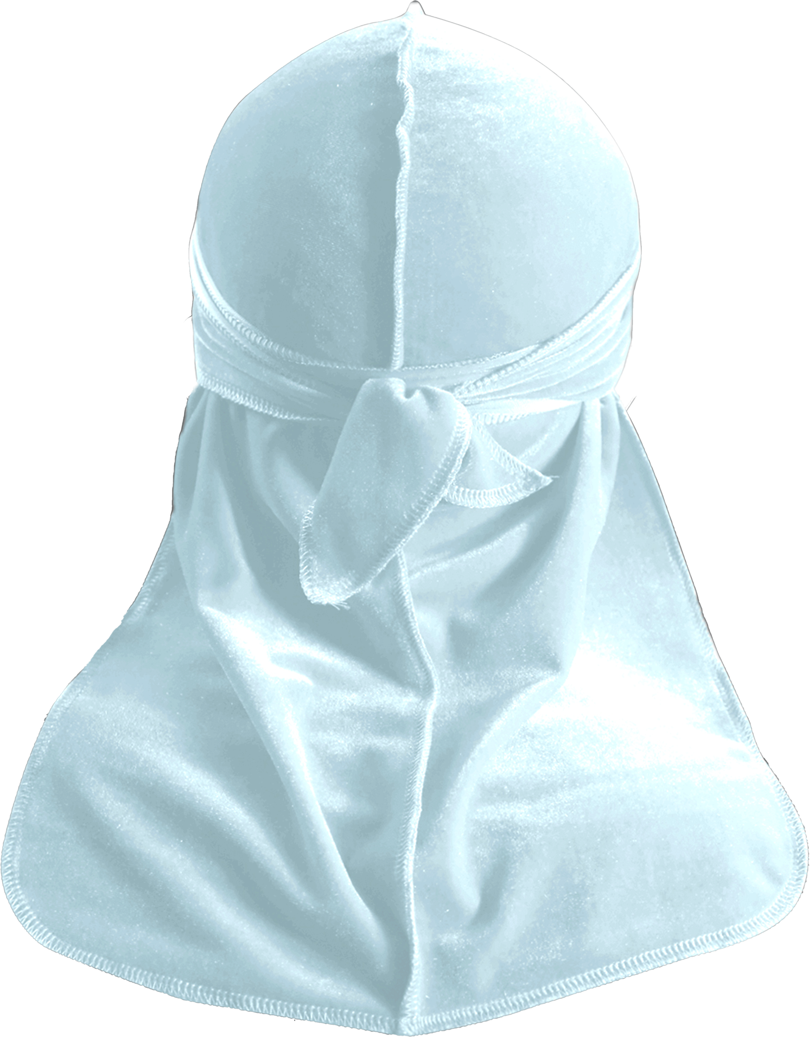 Premium White Velvet Durag