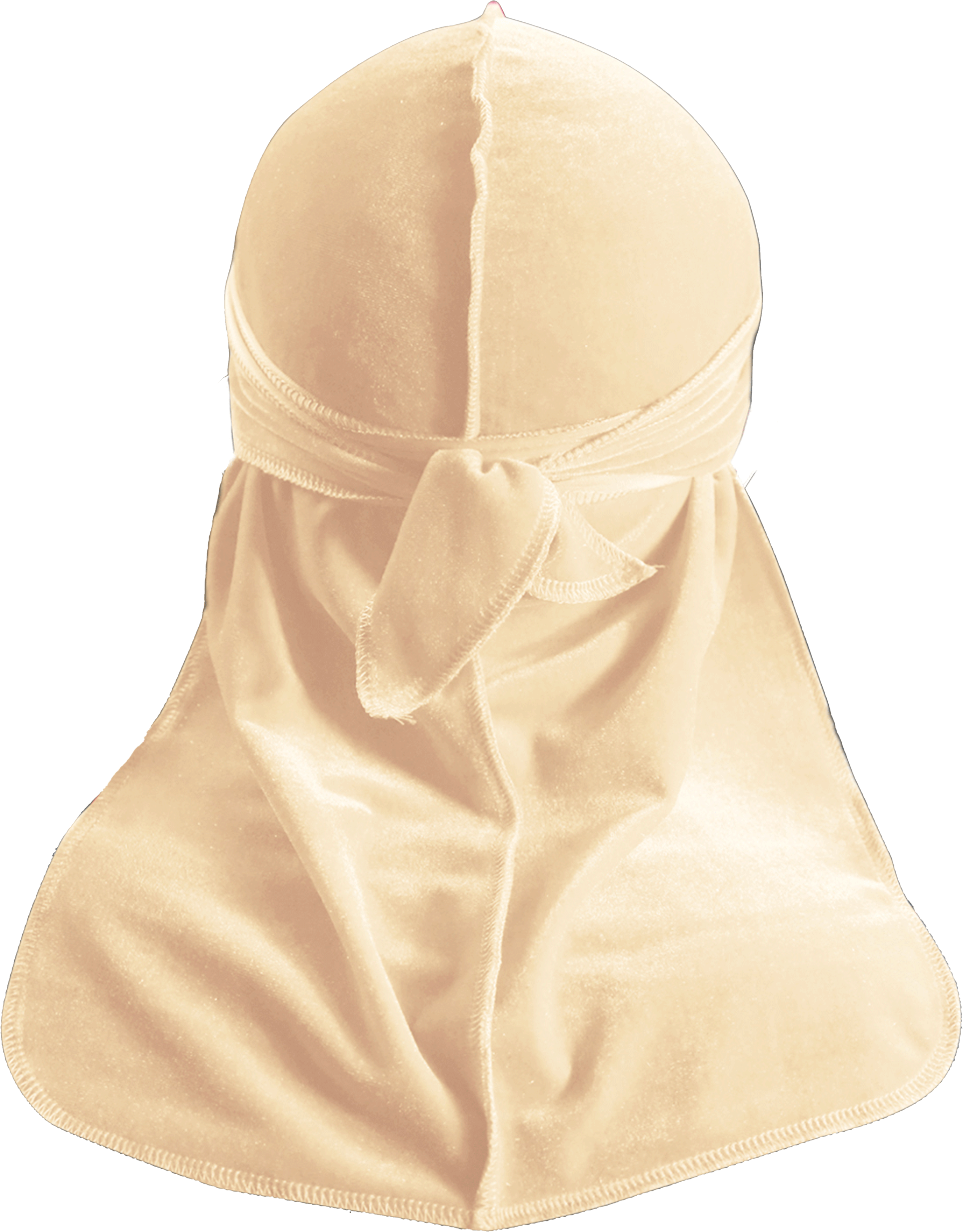 Premium Cream Khaki Velvet Durag
