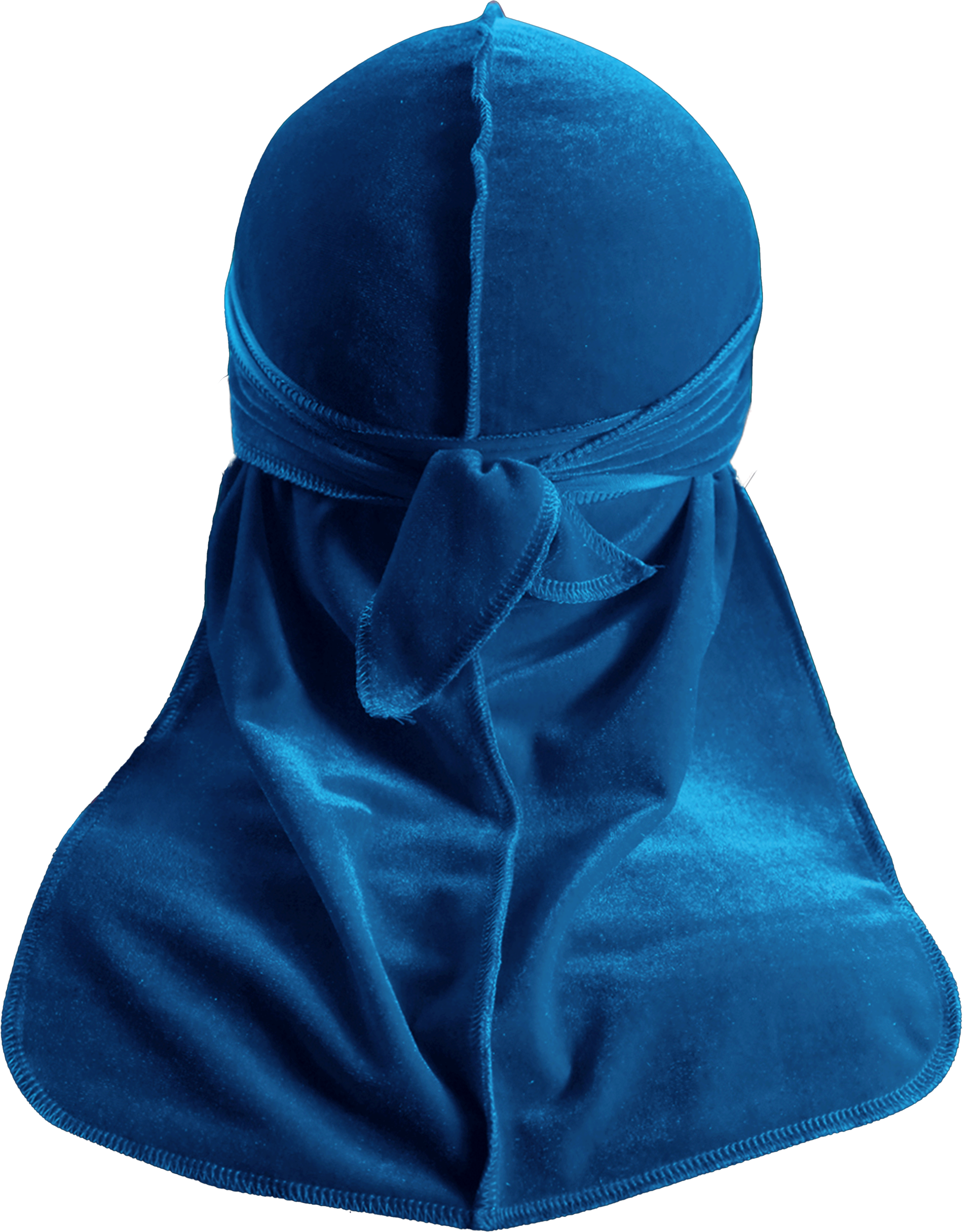 Premium Turquoise Blue Velvet Durag