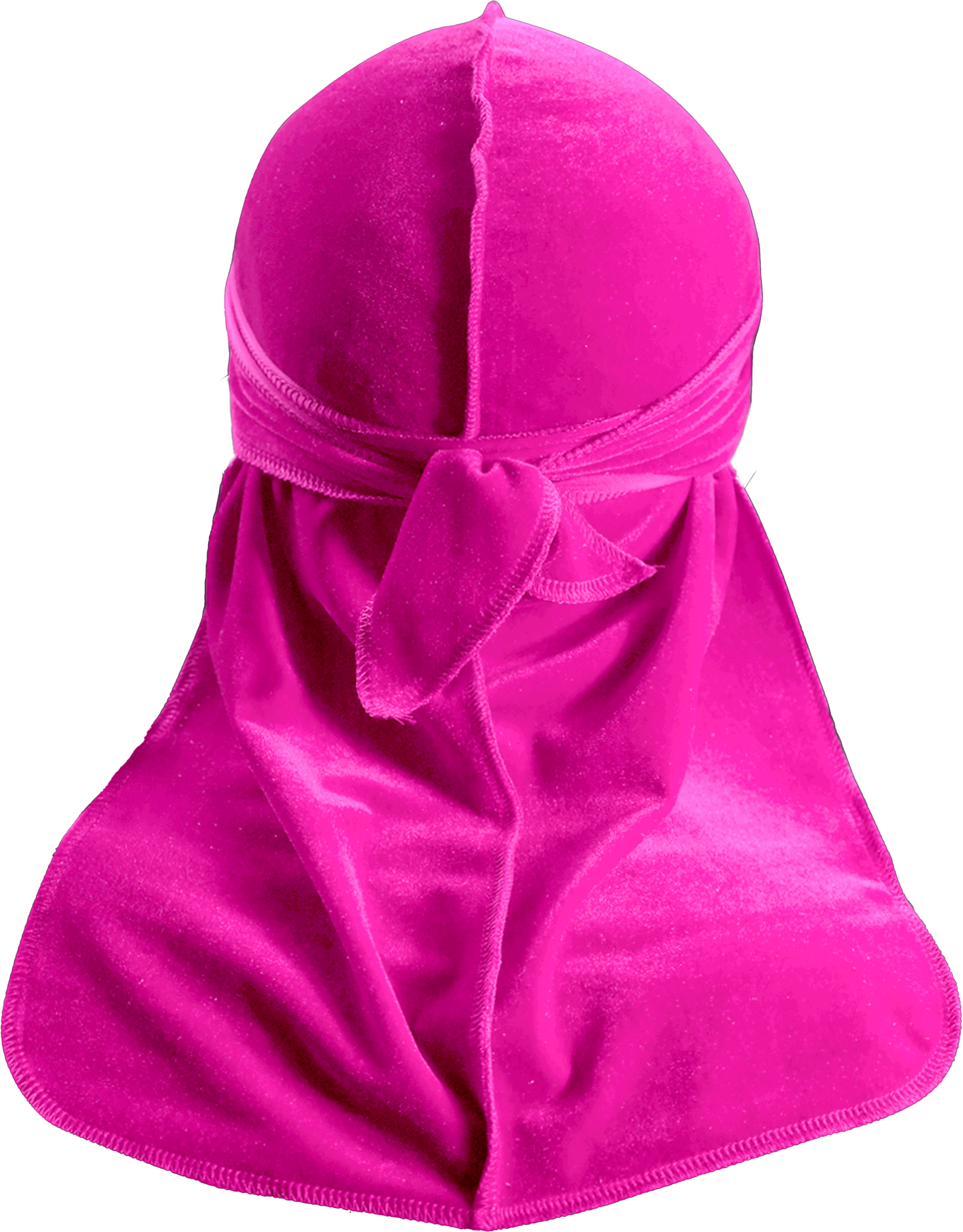 Premium Pink Velvet Durag