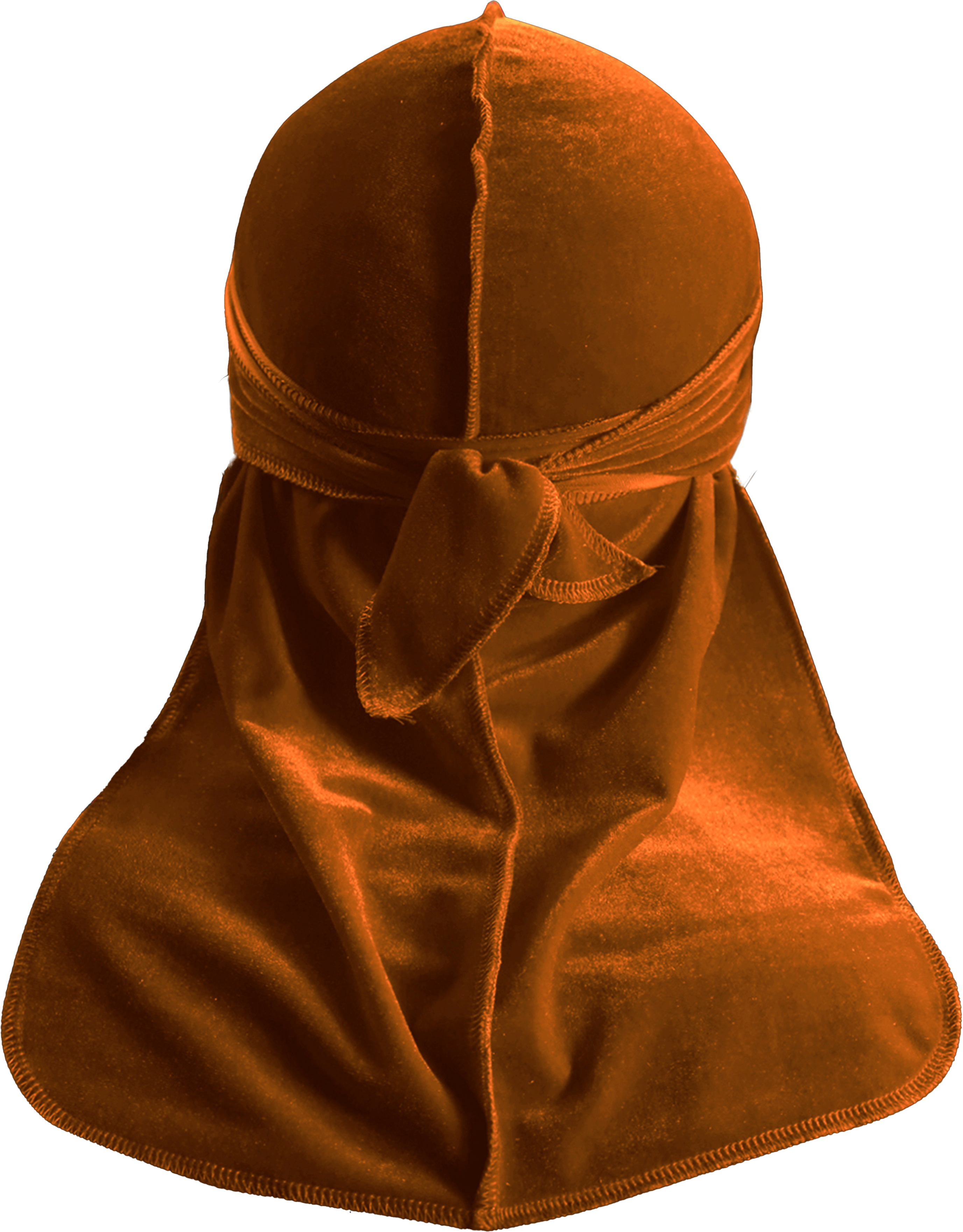 Premium Brown Gold Velvet Durag