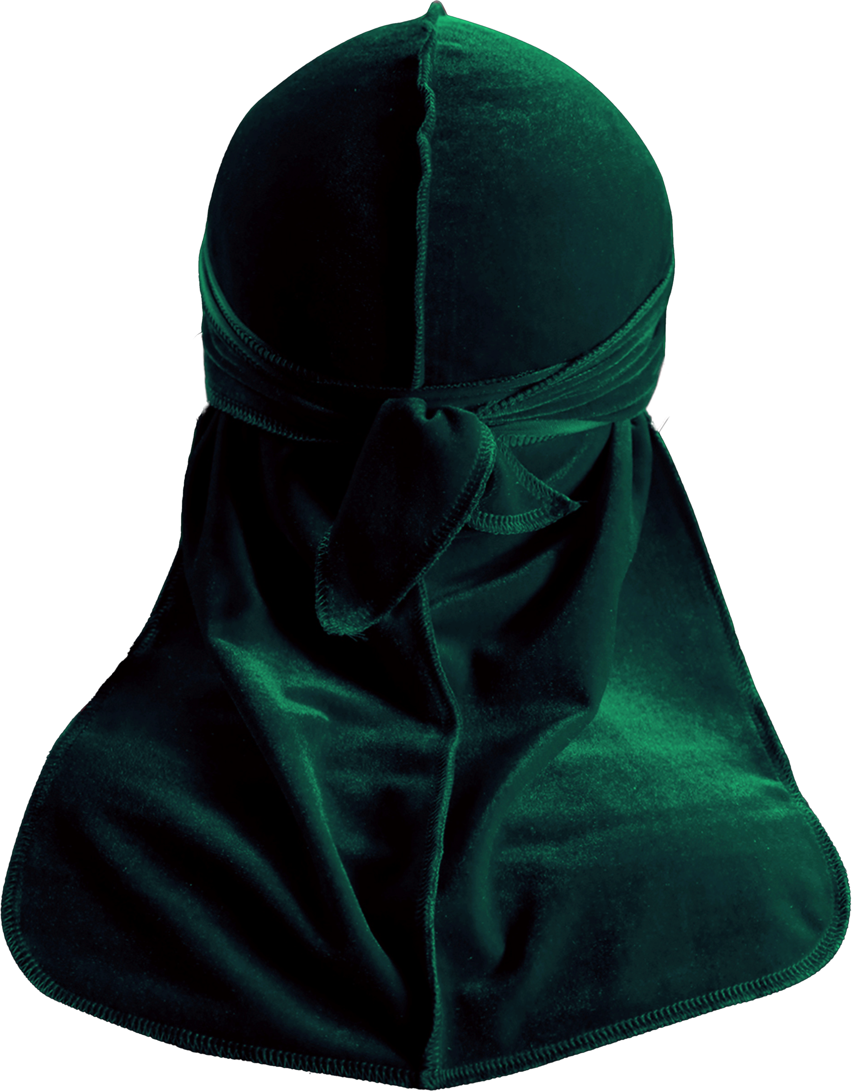 Premium Forest Green Velvet Durag