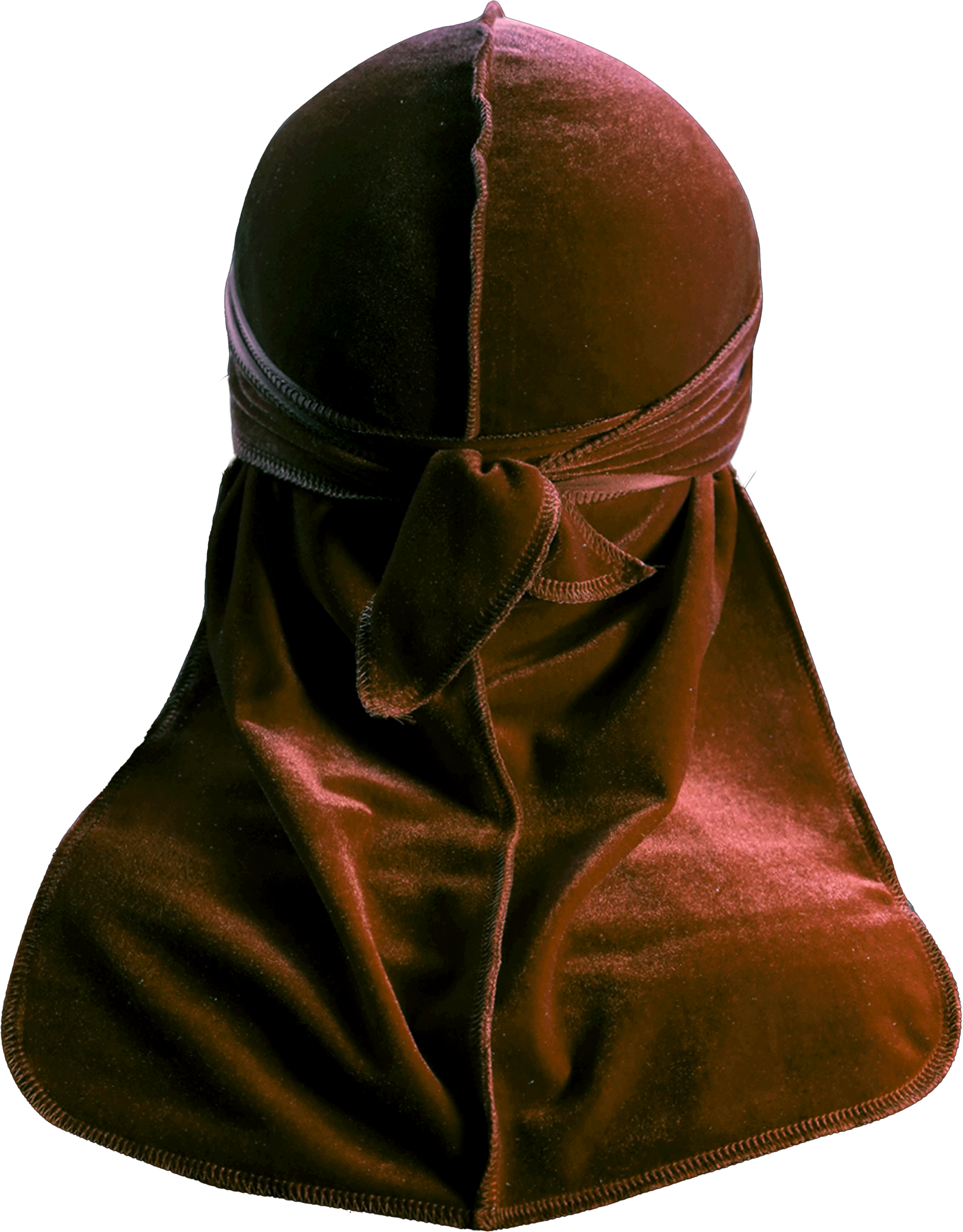 Premium Brown Coffee Velvet Durag