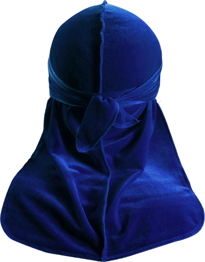 Premium Blue Velvet Durag