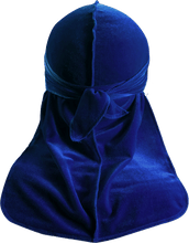 Premium Blue Velvet Durag
