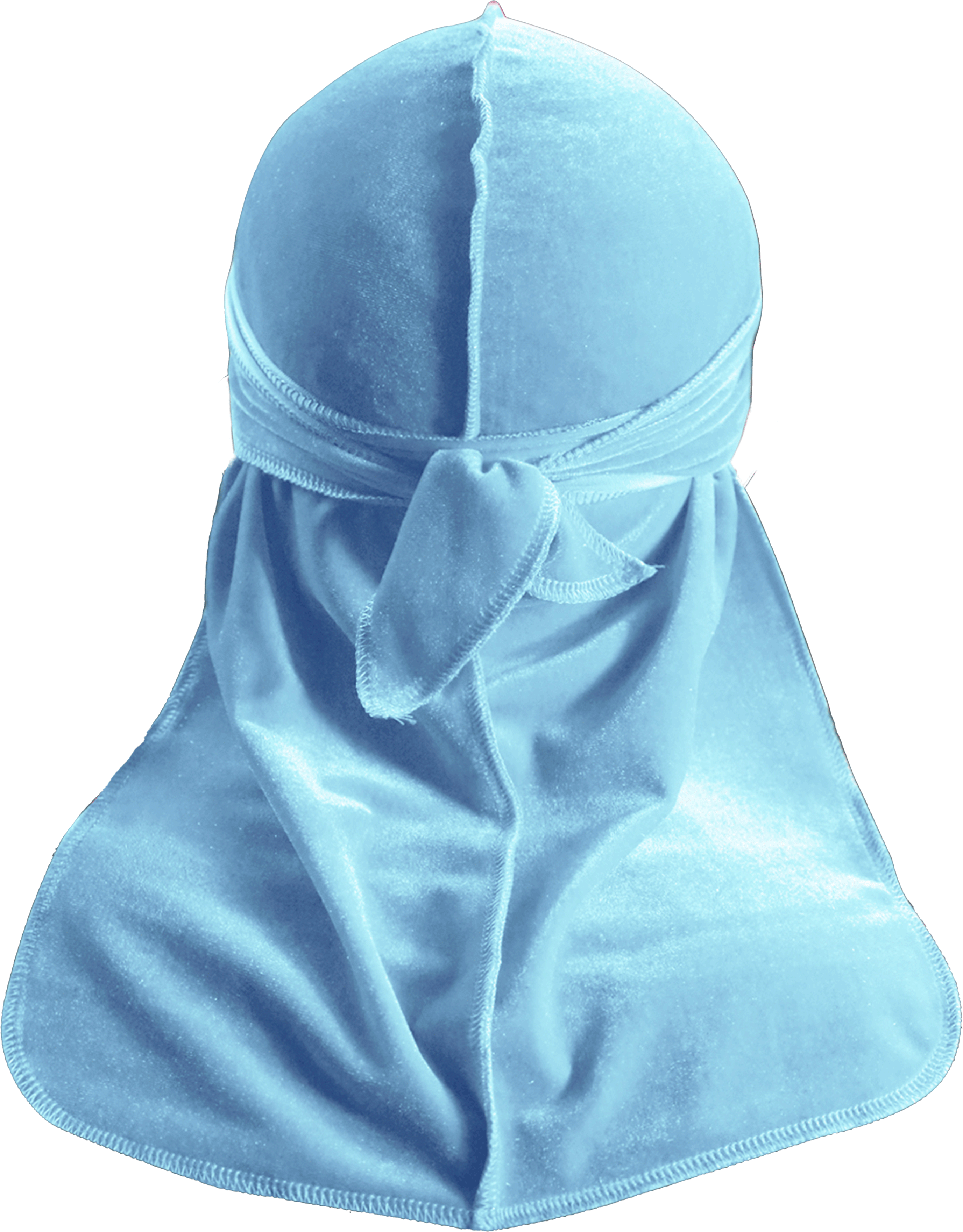 Premium Baby Blue Velvet Durag