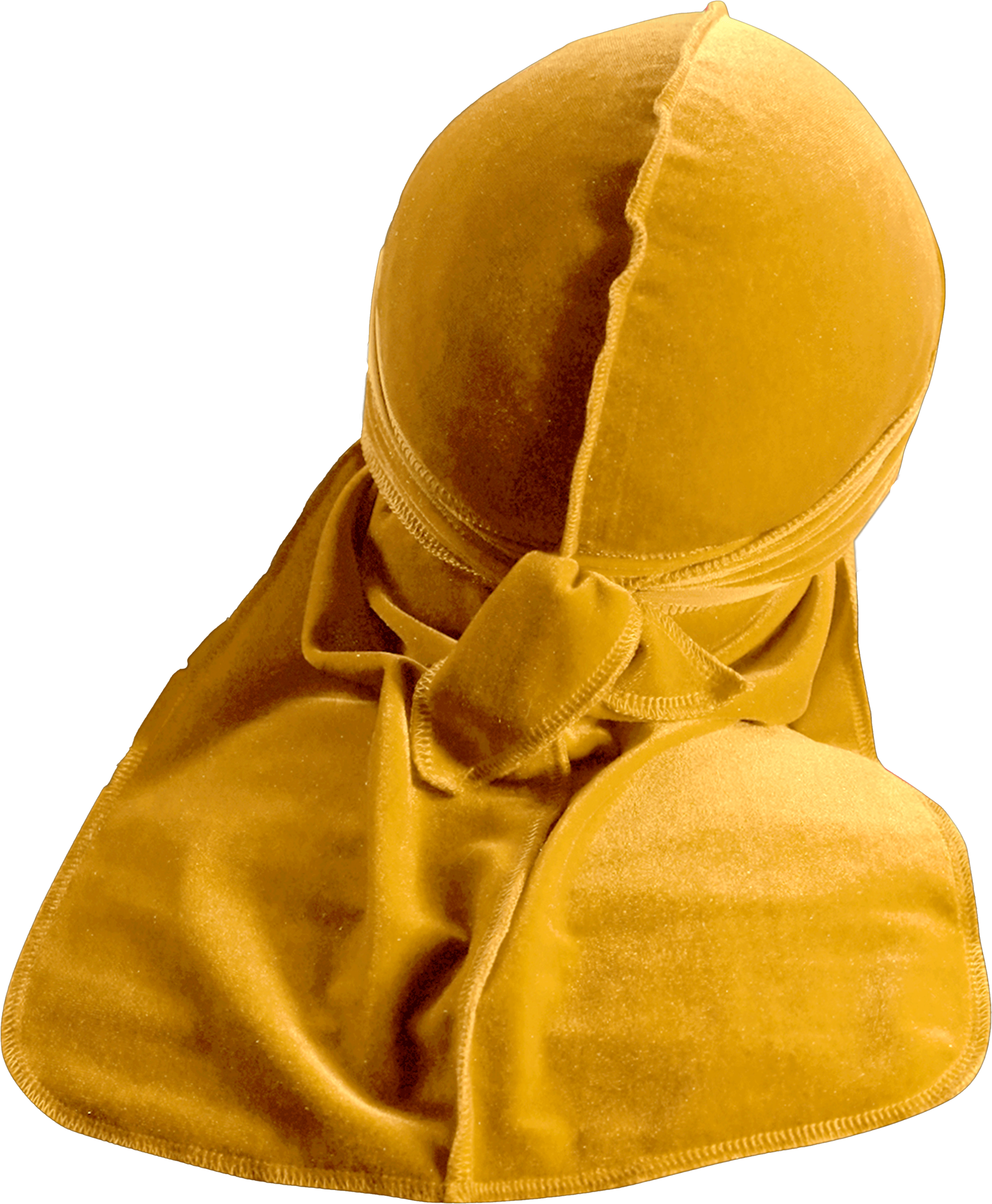 Premium Canary Yellow Velvet Durag