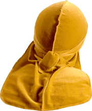 Premium Canary Yellow Velvet Durag