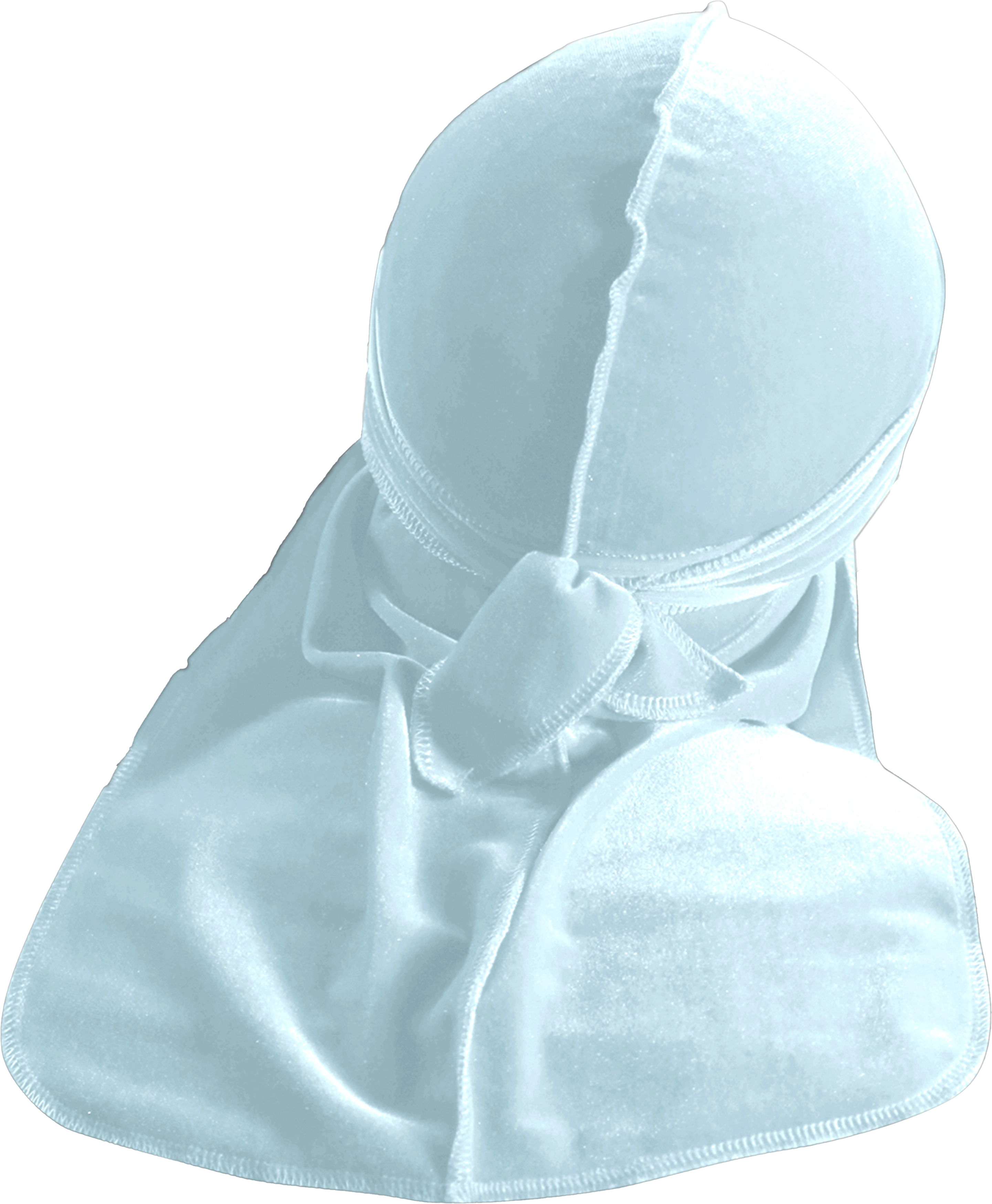 Premium White Velvet Durag