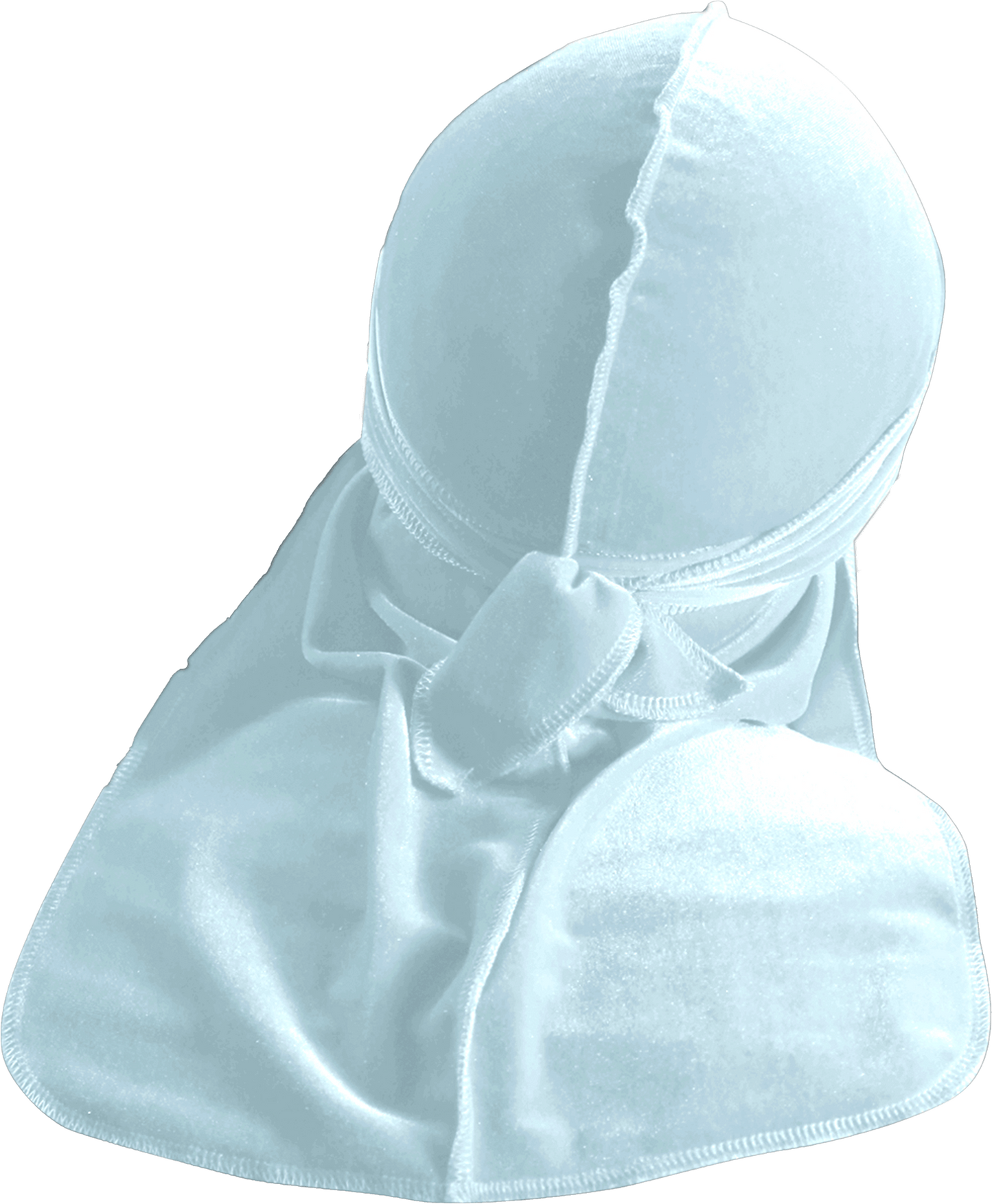 Premium White Velvet Durag