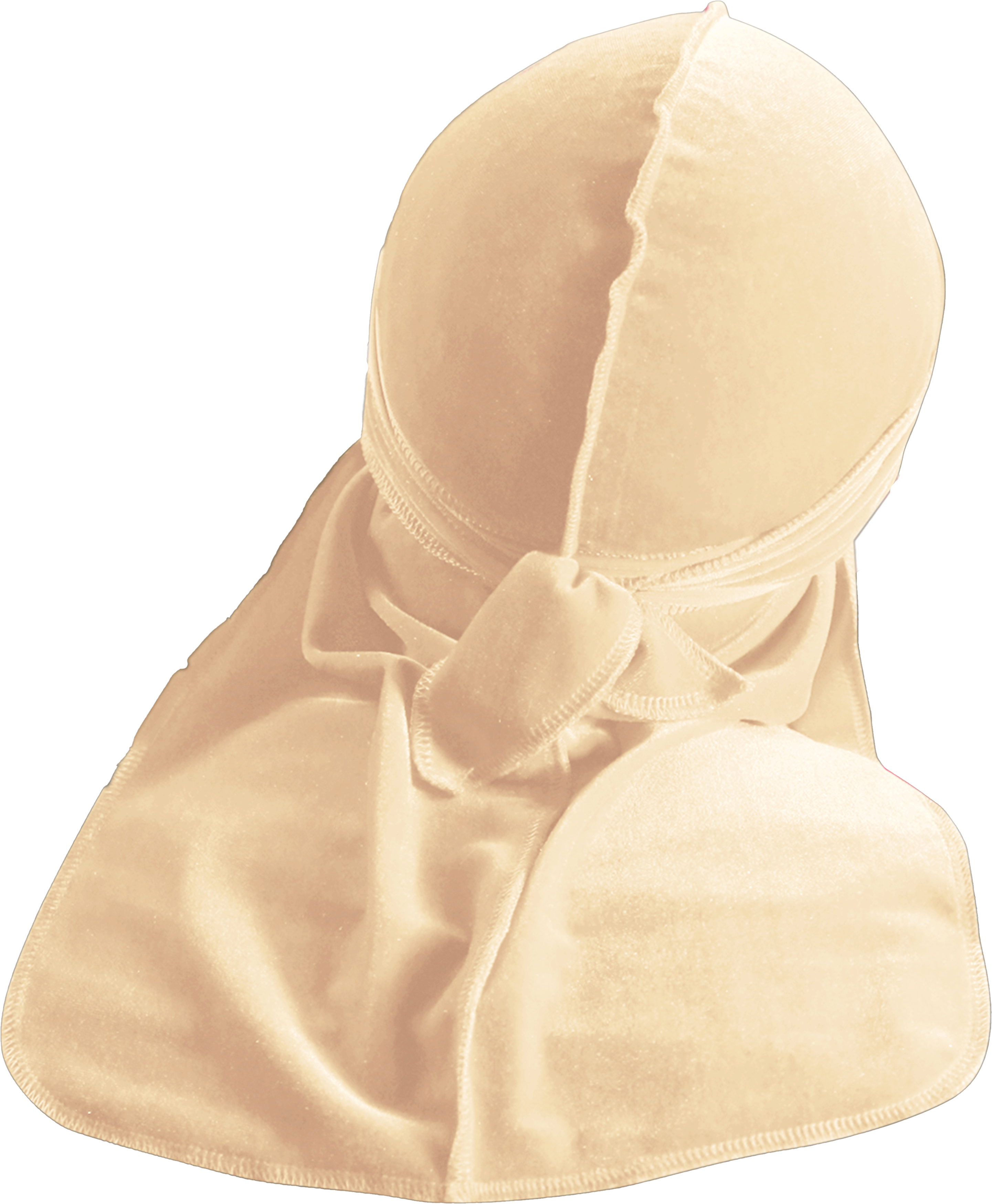 Premium Cream Khaki Velvet Durag