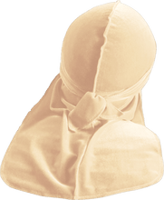 Premium Cream Khaki Velvet Durag