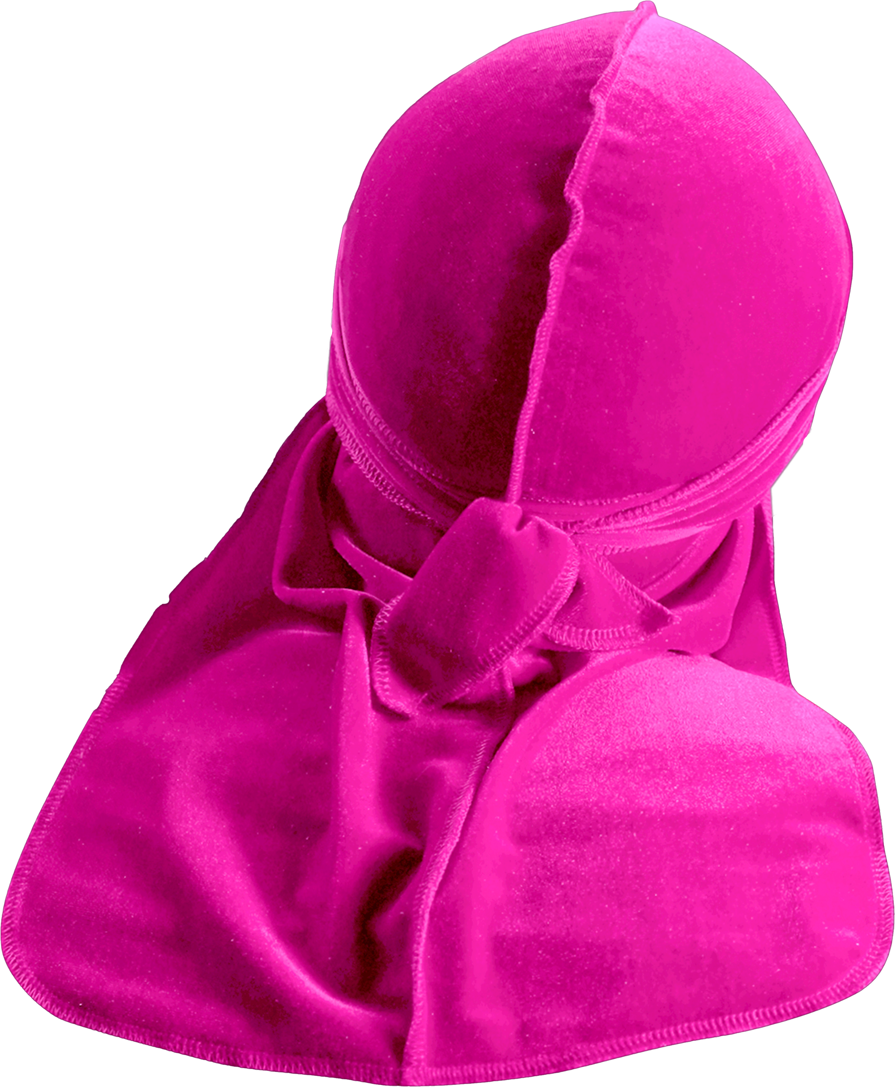Premium Pink Velvet Durag