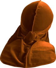 Premium Brown Gold Velvet Durag