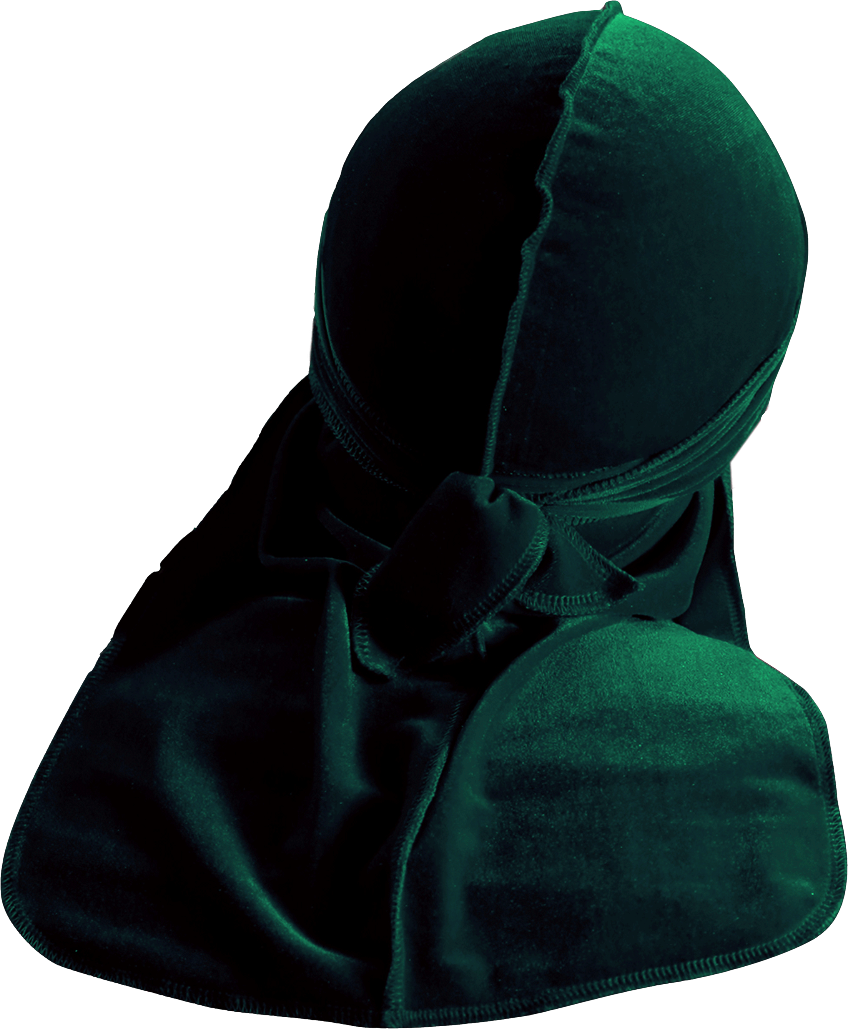 Premium Forest Green Velvet Durag