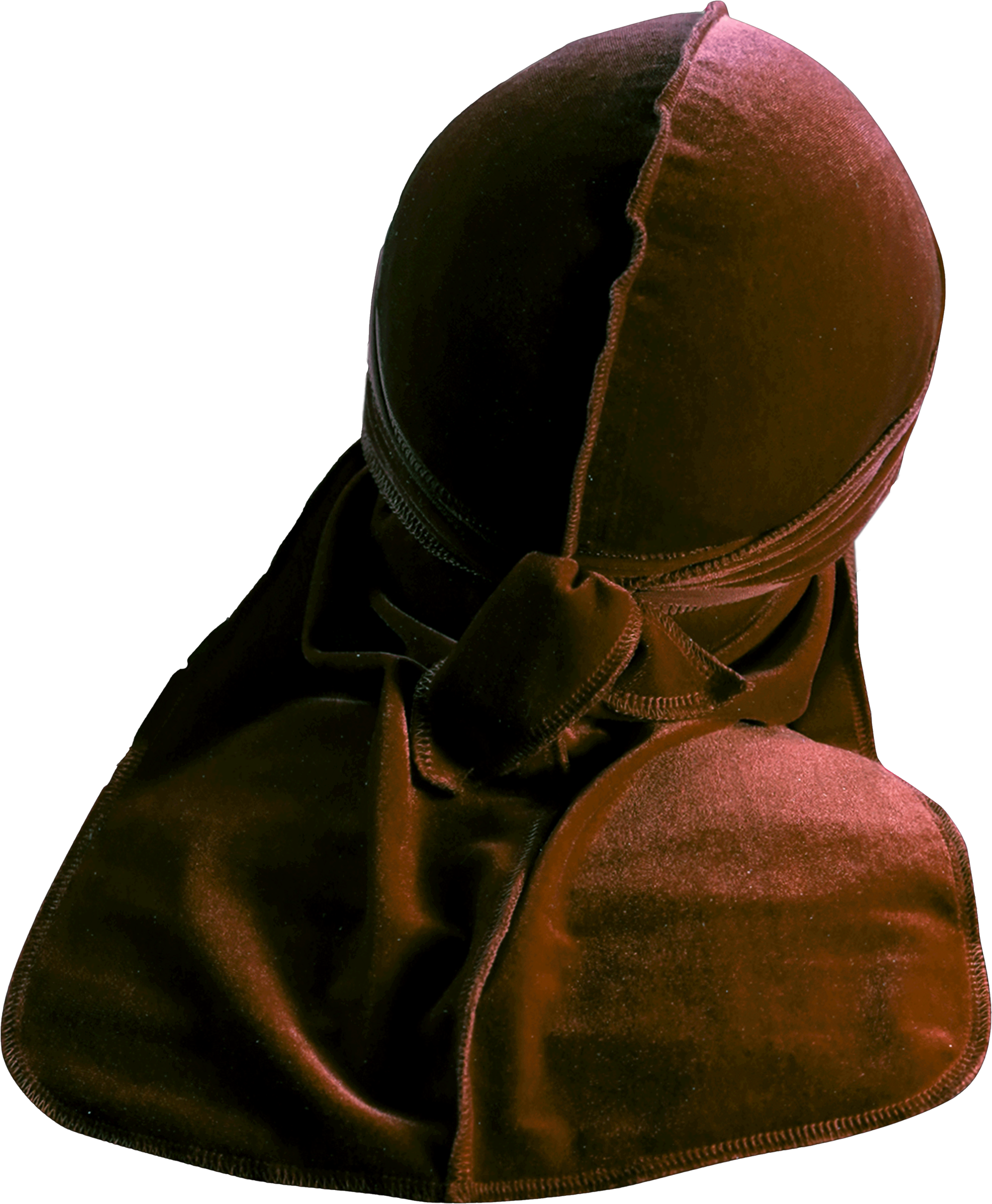 Premium Brown Coffee Velvet Durag