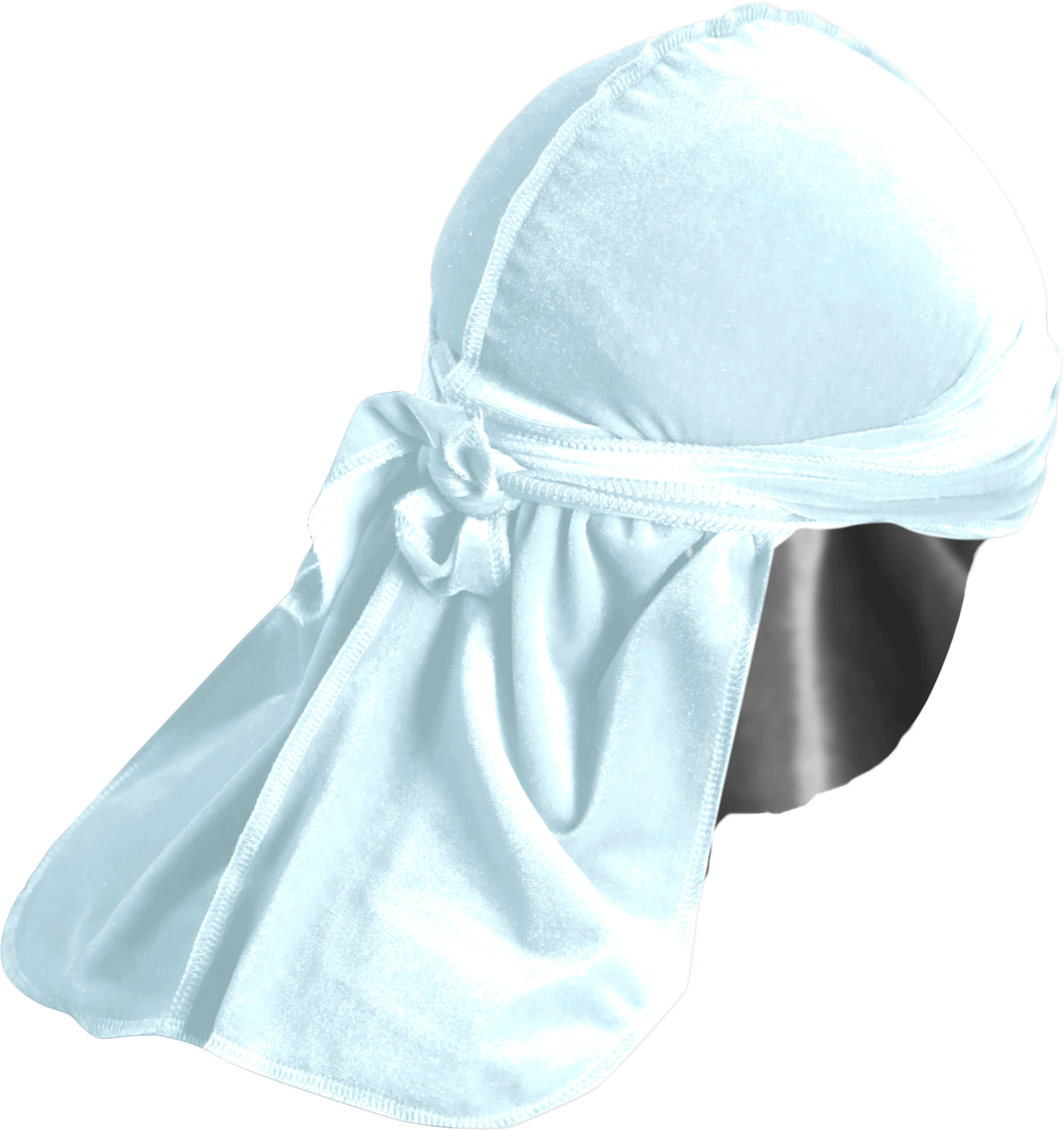 Premium White Velvet Durag