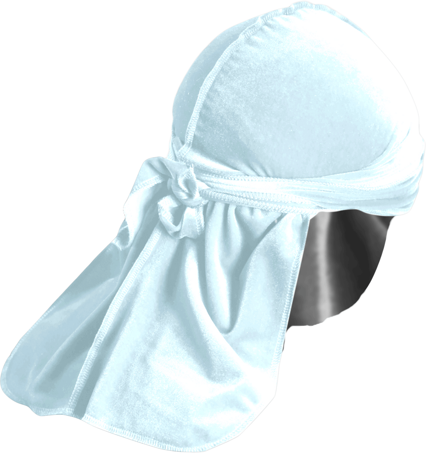 Premium White Velvet Durag