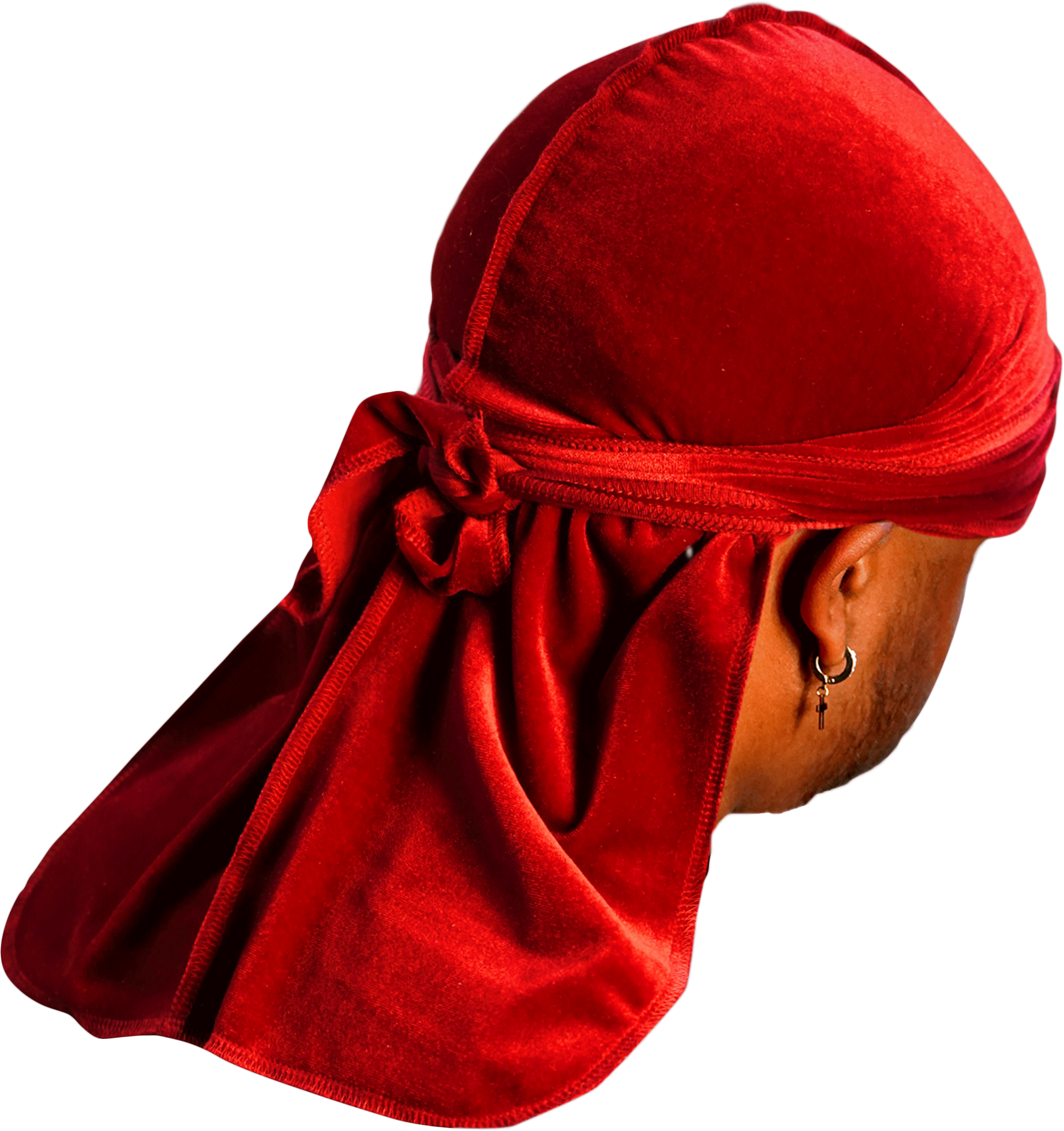 Premium Red Velvet Durag