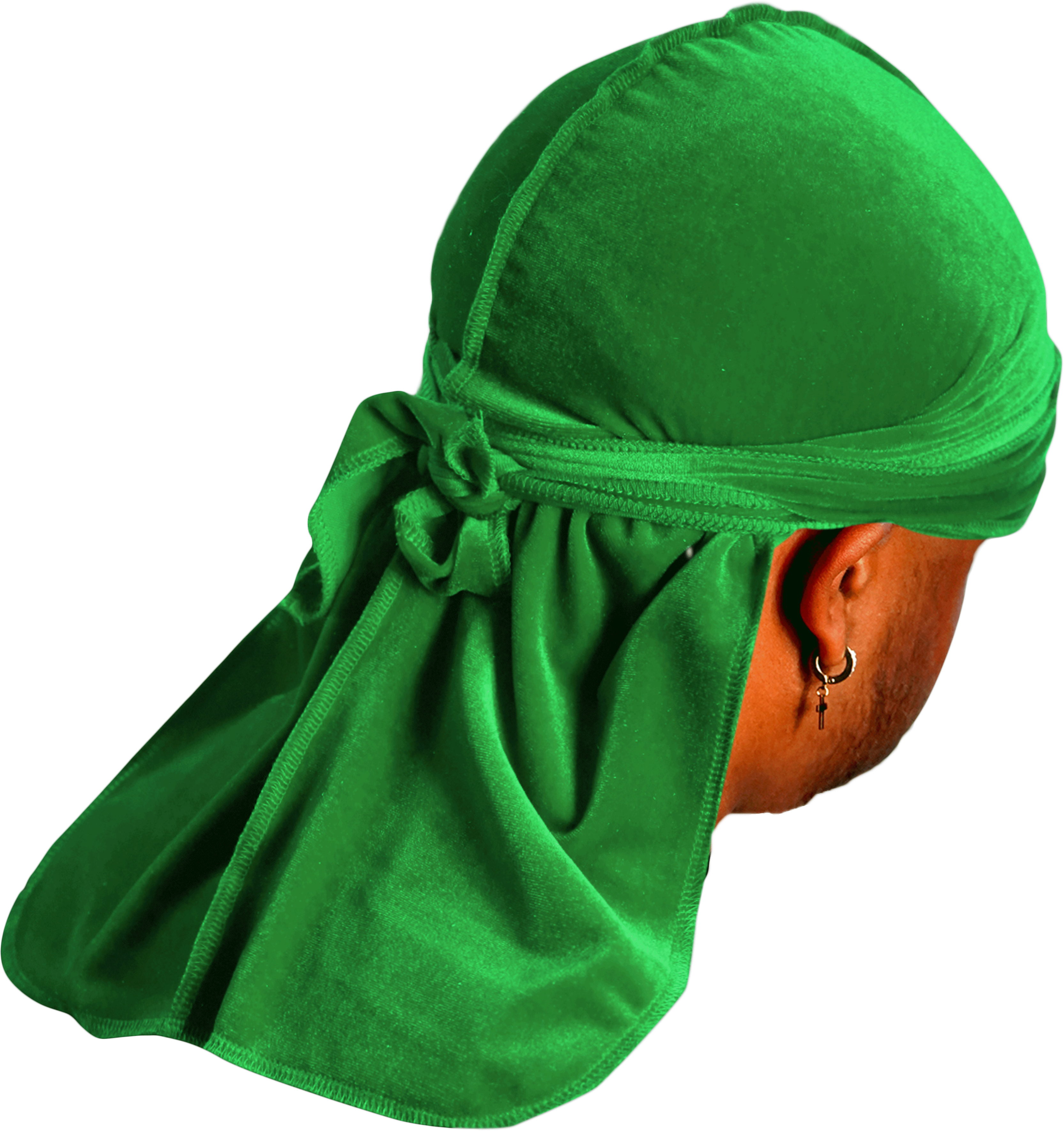 Premium Green Velvet Durag
