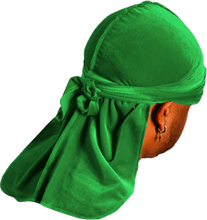 Premium Green Velvet Durag