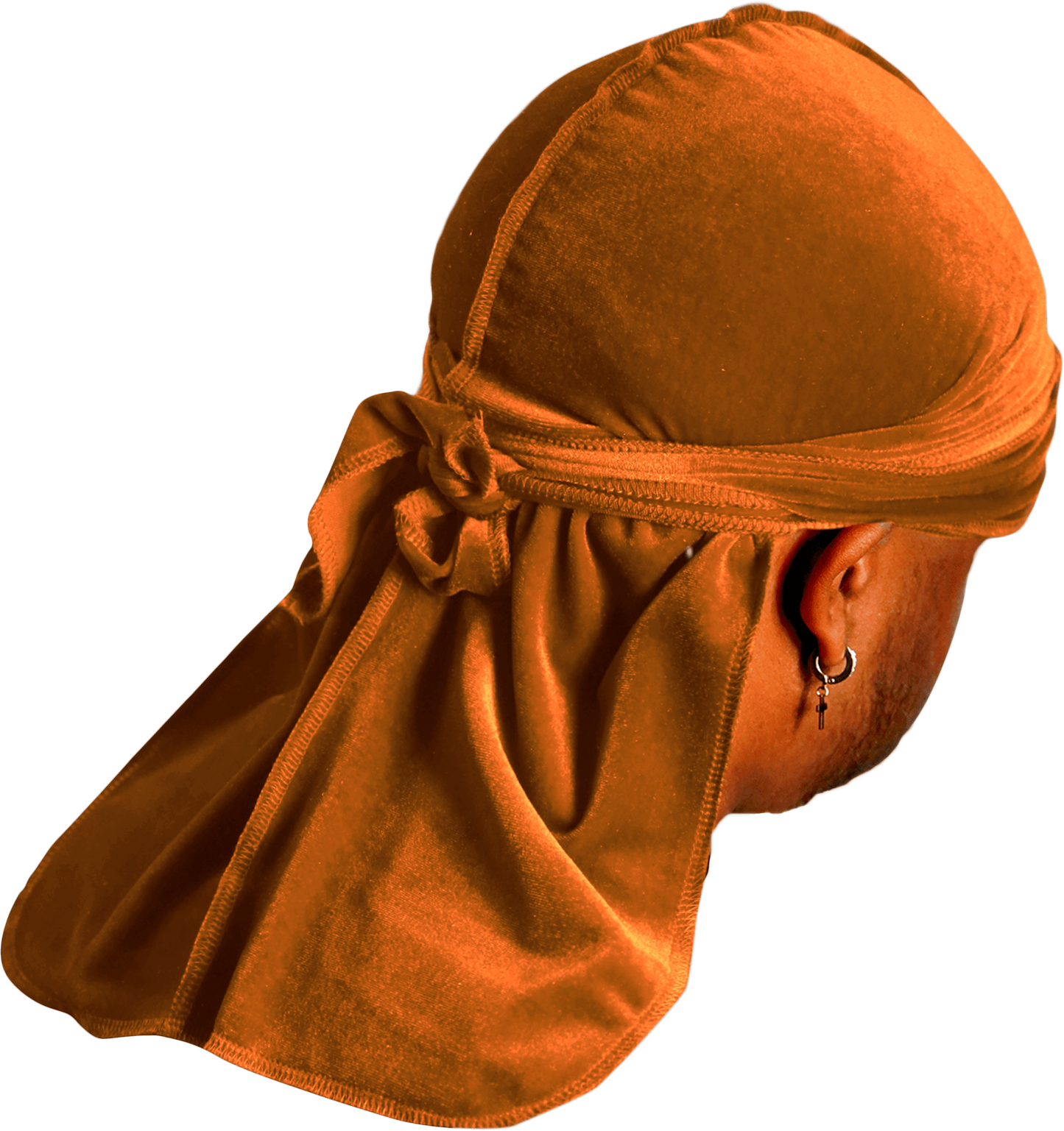 Premium Brown Gold Velvet Durag