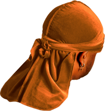 Premium Brown Gold Velvet Durag