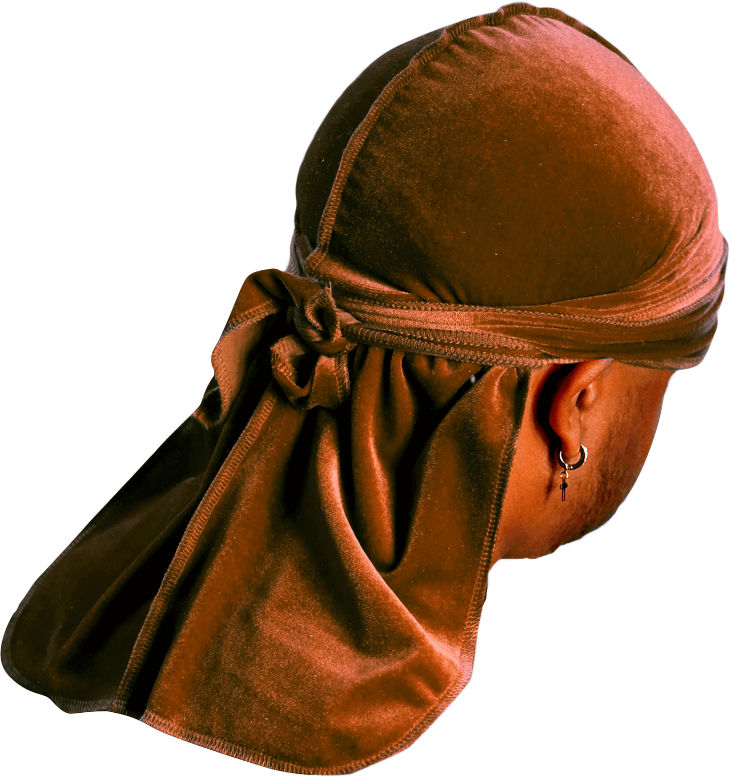 Premium Brown Coffee Velvet Durag