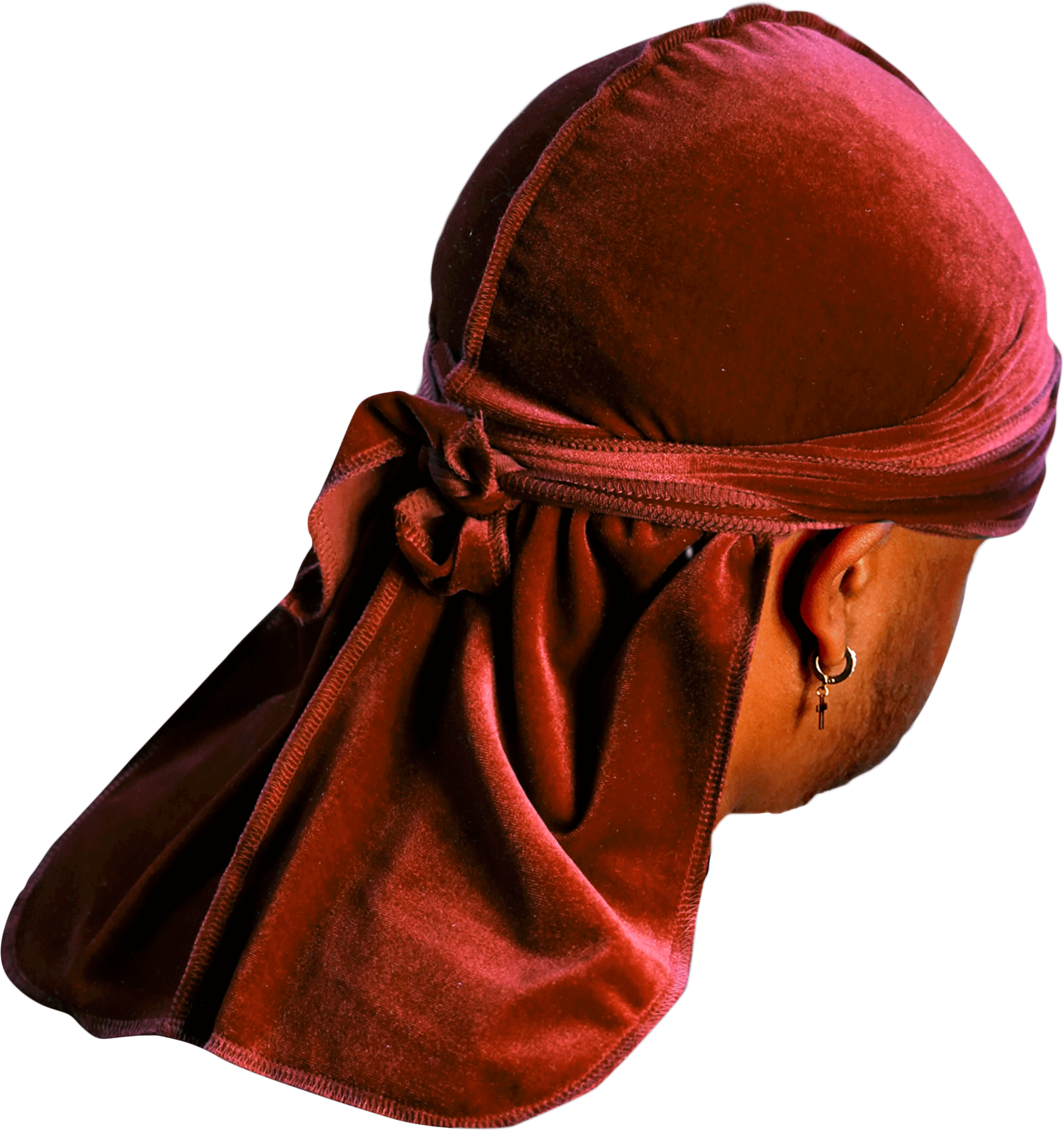 Premium Brown Cinnamon Velvet Durag