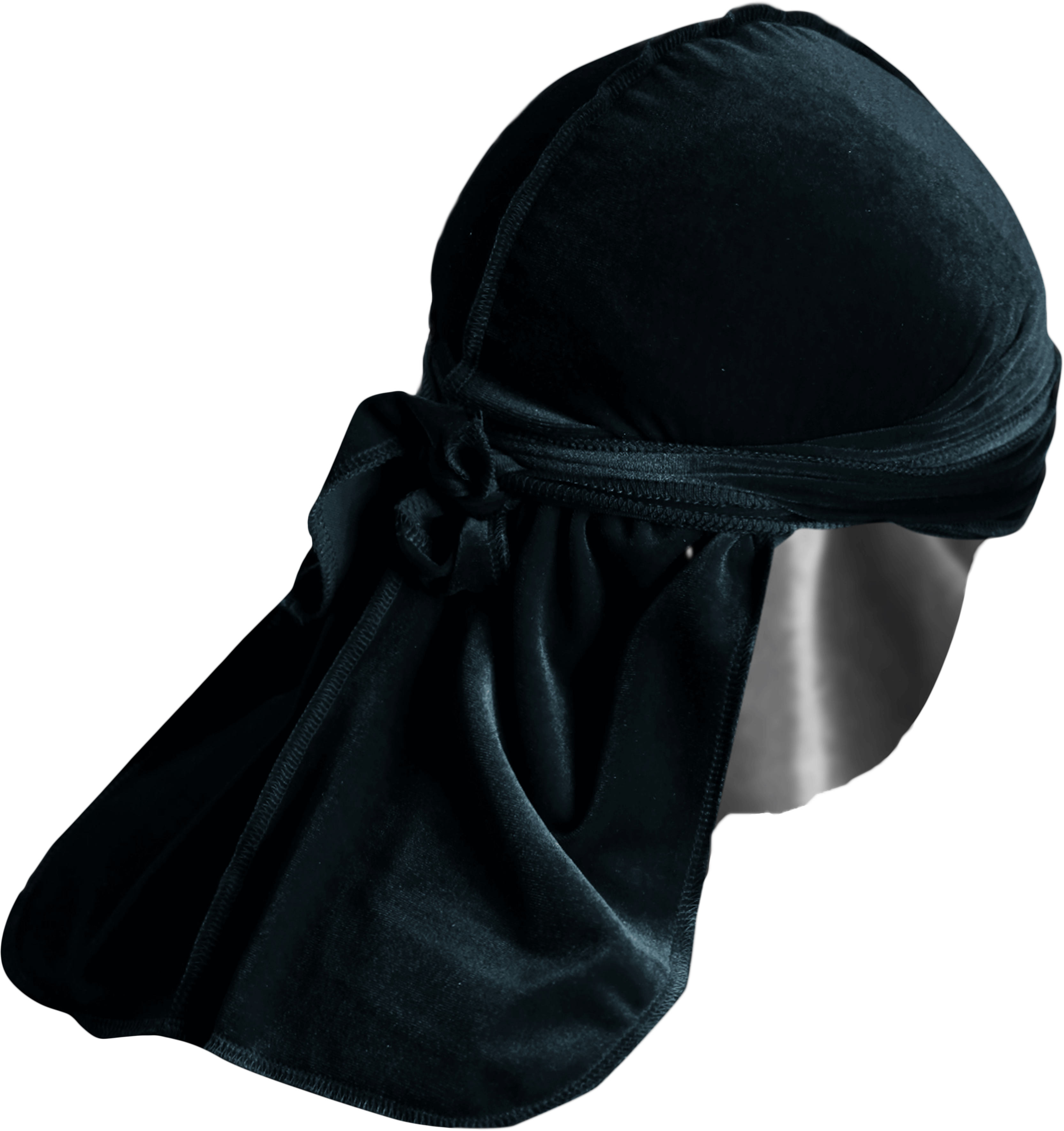 Premium Black Velvet Durag