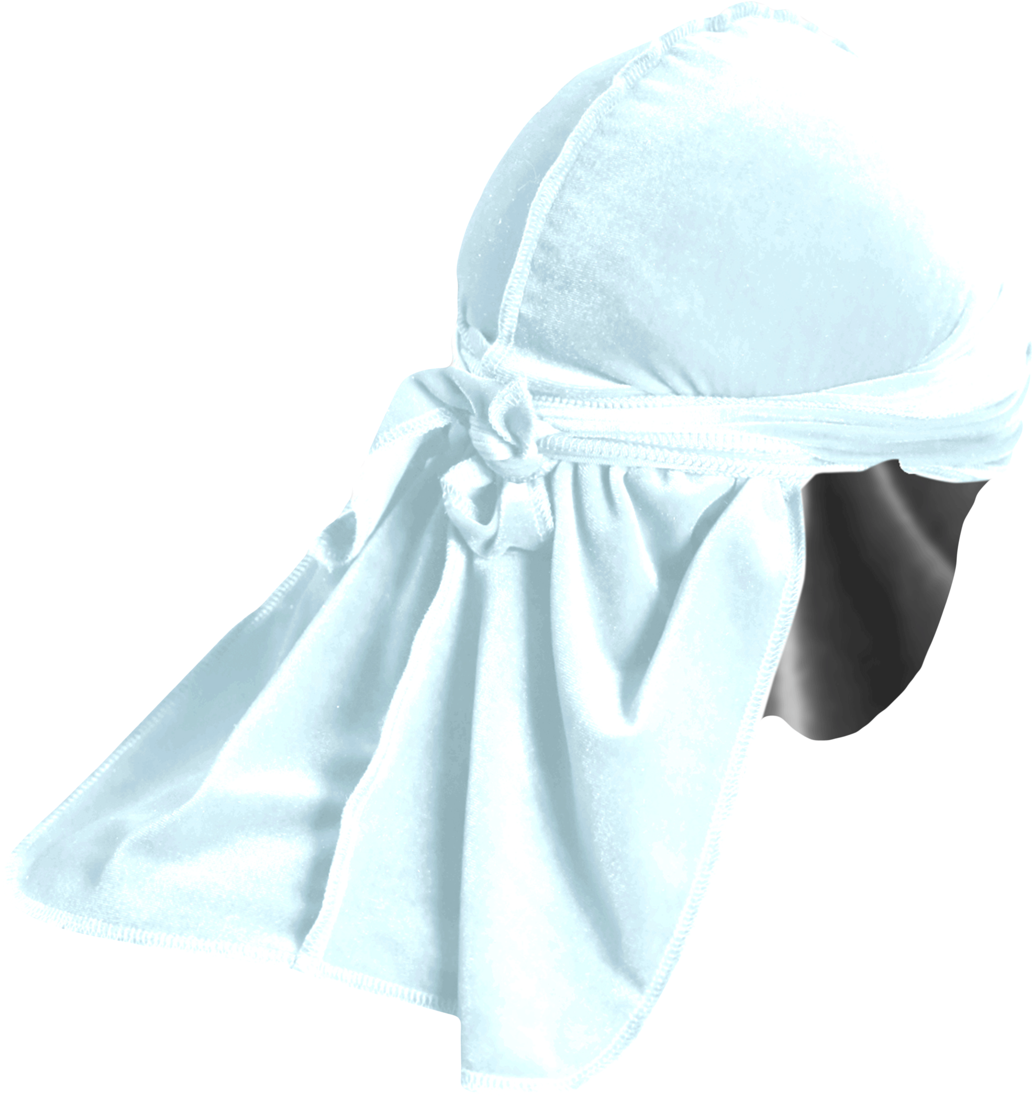 Premium White Velvet Durag