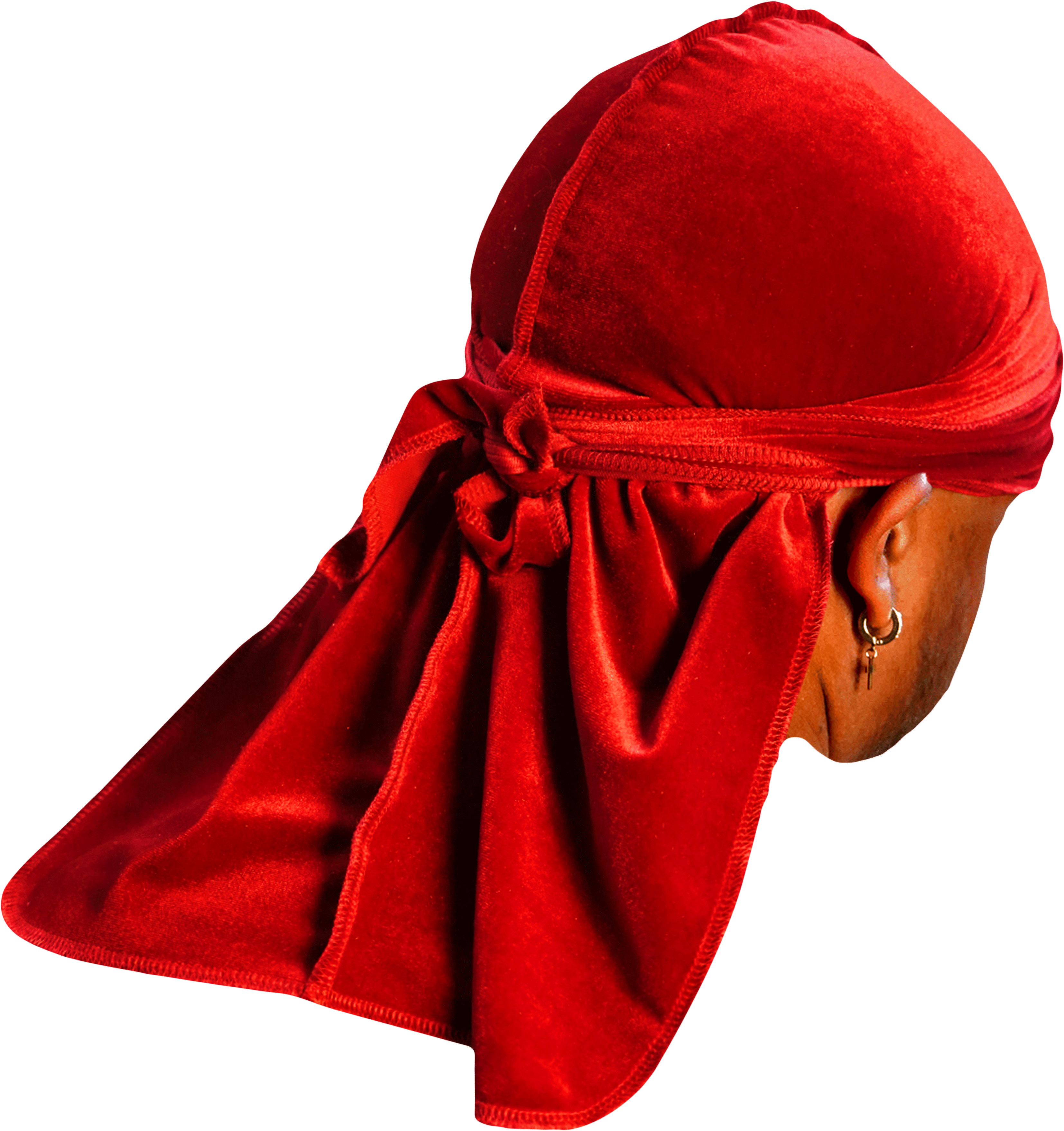 Premium Red Velvet Durag