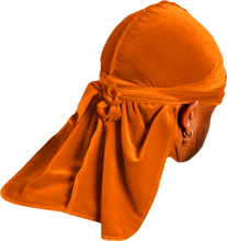 Premium Orange Velvet Durag