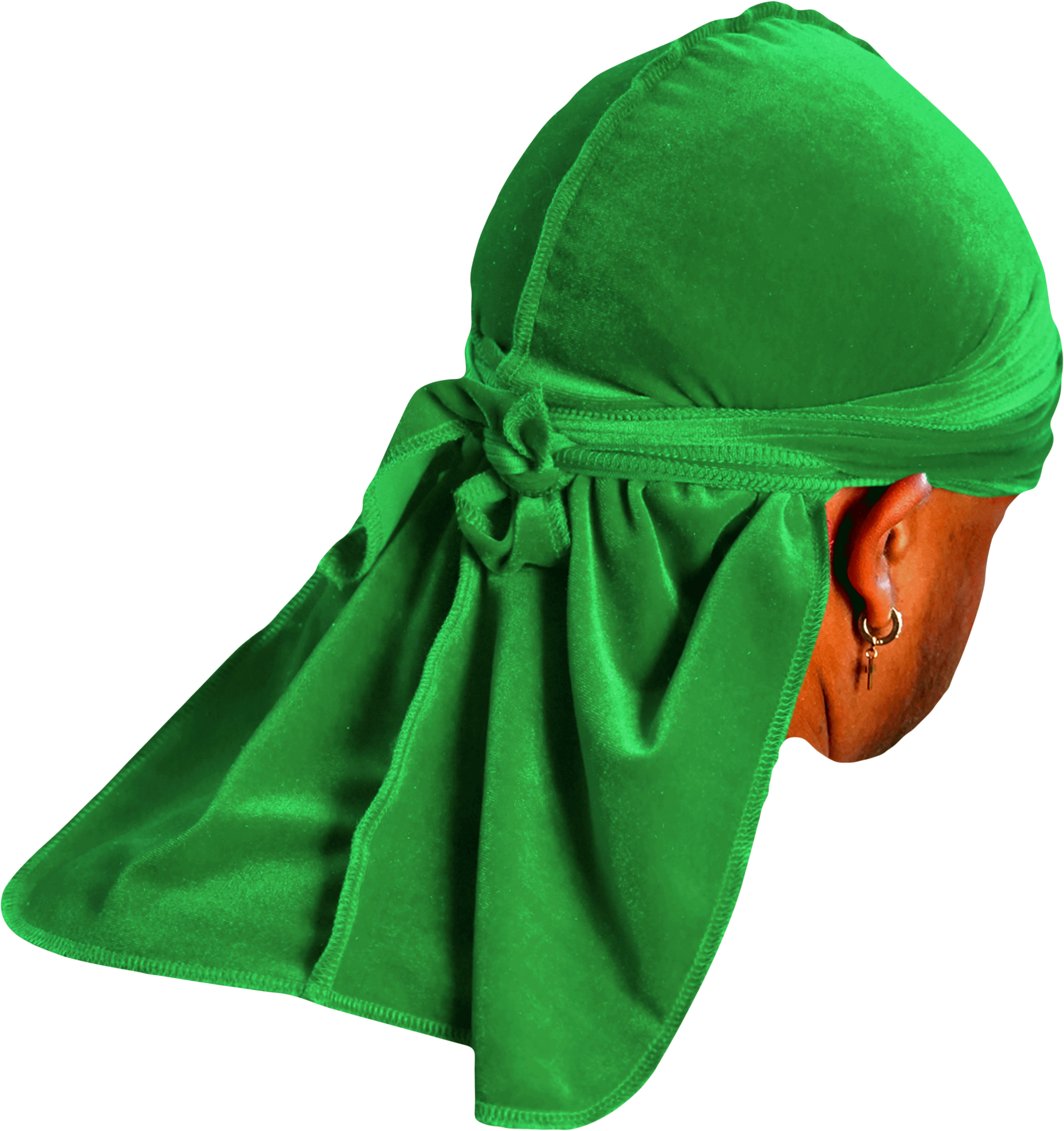 Premium Green Velvet Durag