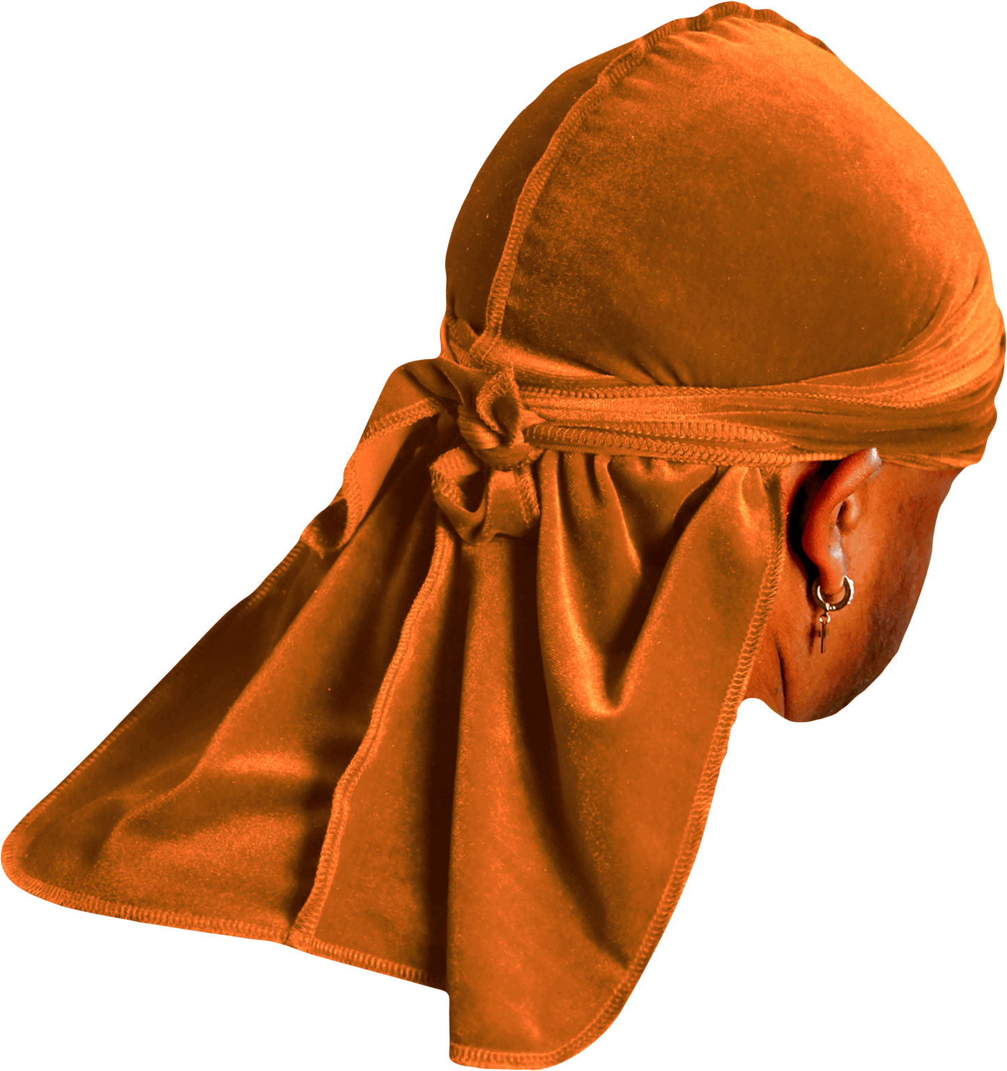 Premium Brown Gold Velvet Durag