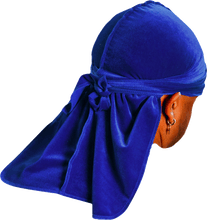 Premium Blue Velvet Durag
