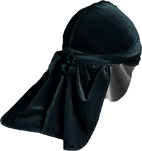 Premium Black Velvet Durag