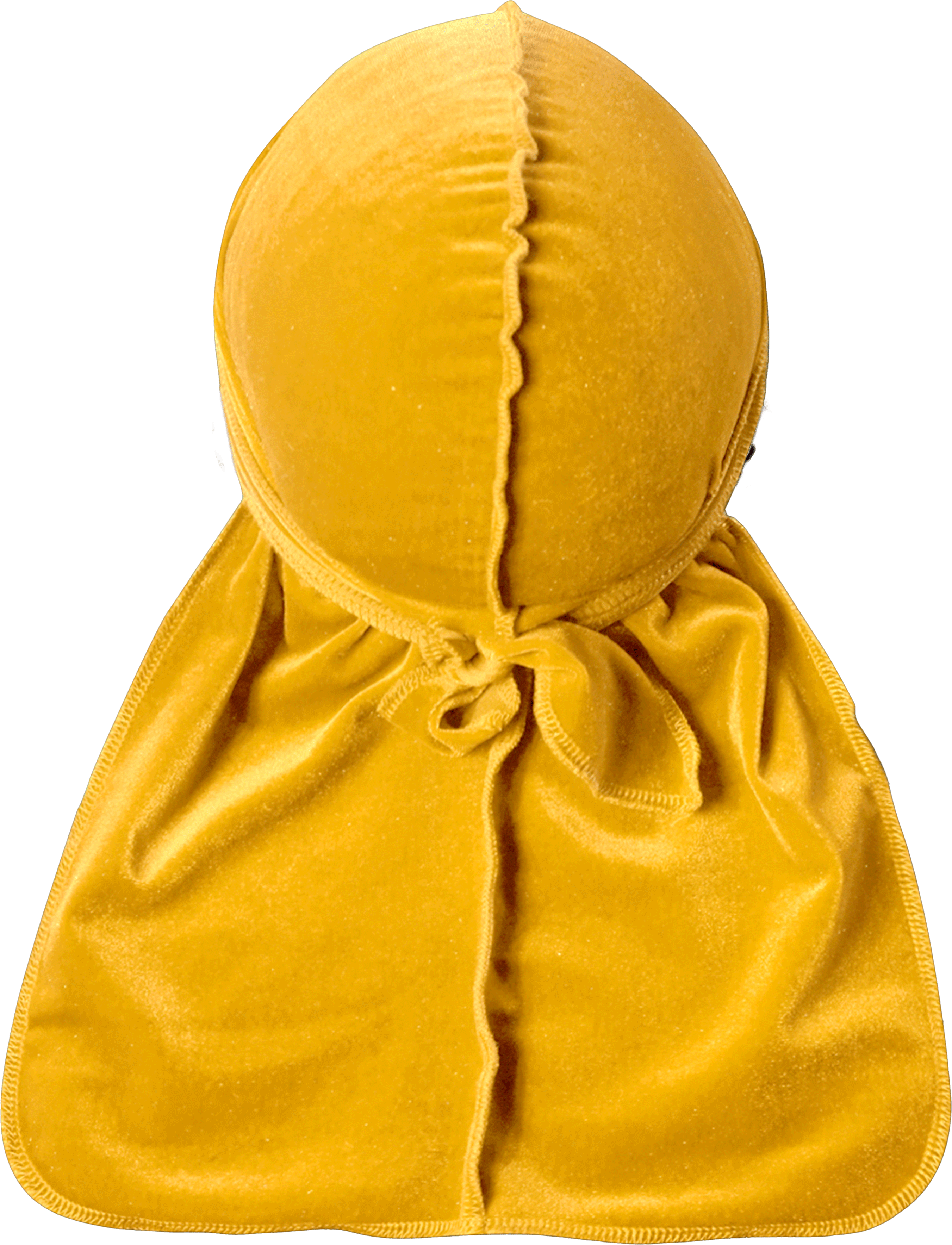 Premium Canary Yellow Velvet Durag