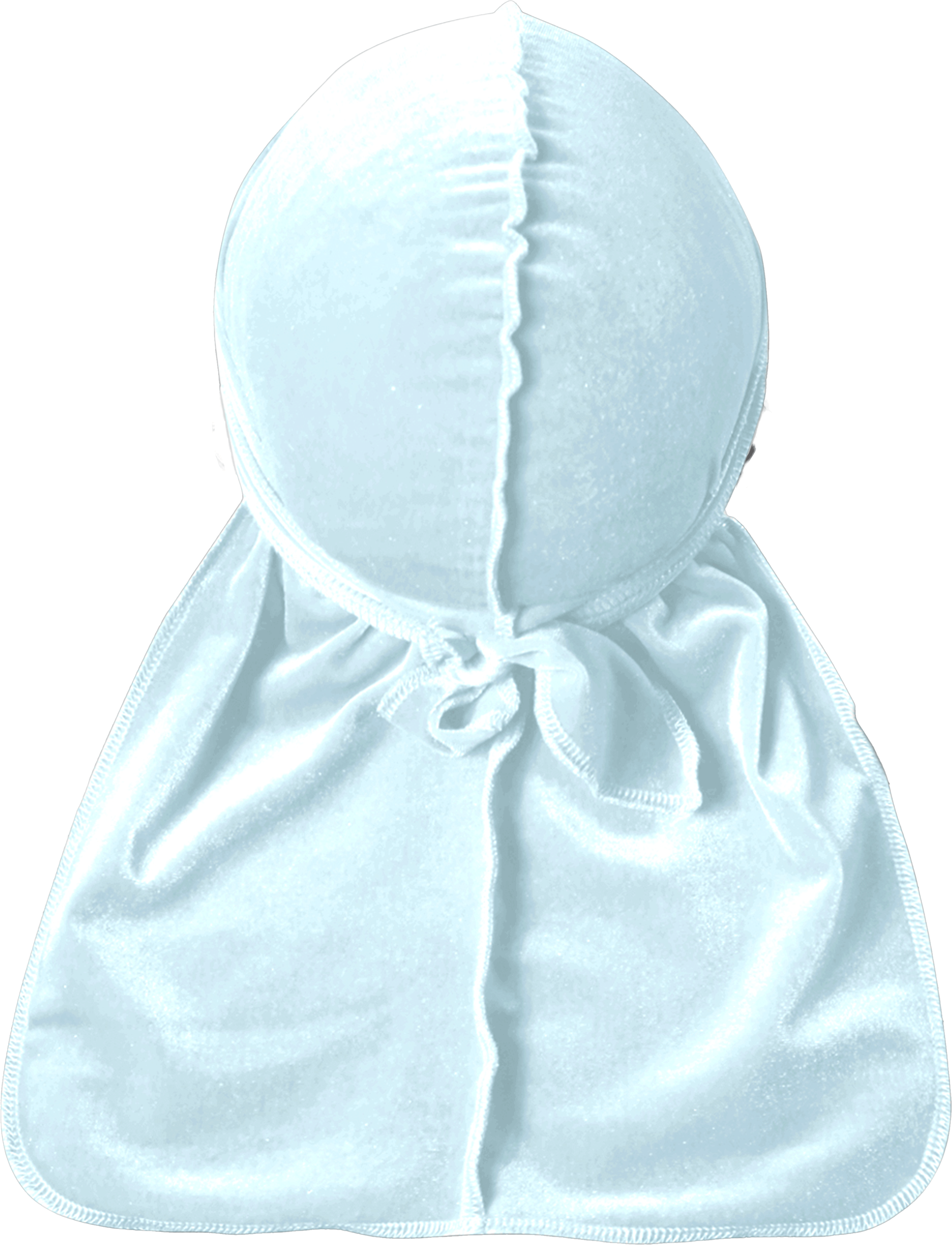 Premium White Velvet Durag