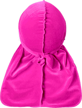 Premium Pink Velvet Durag