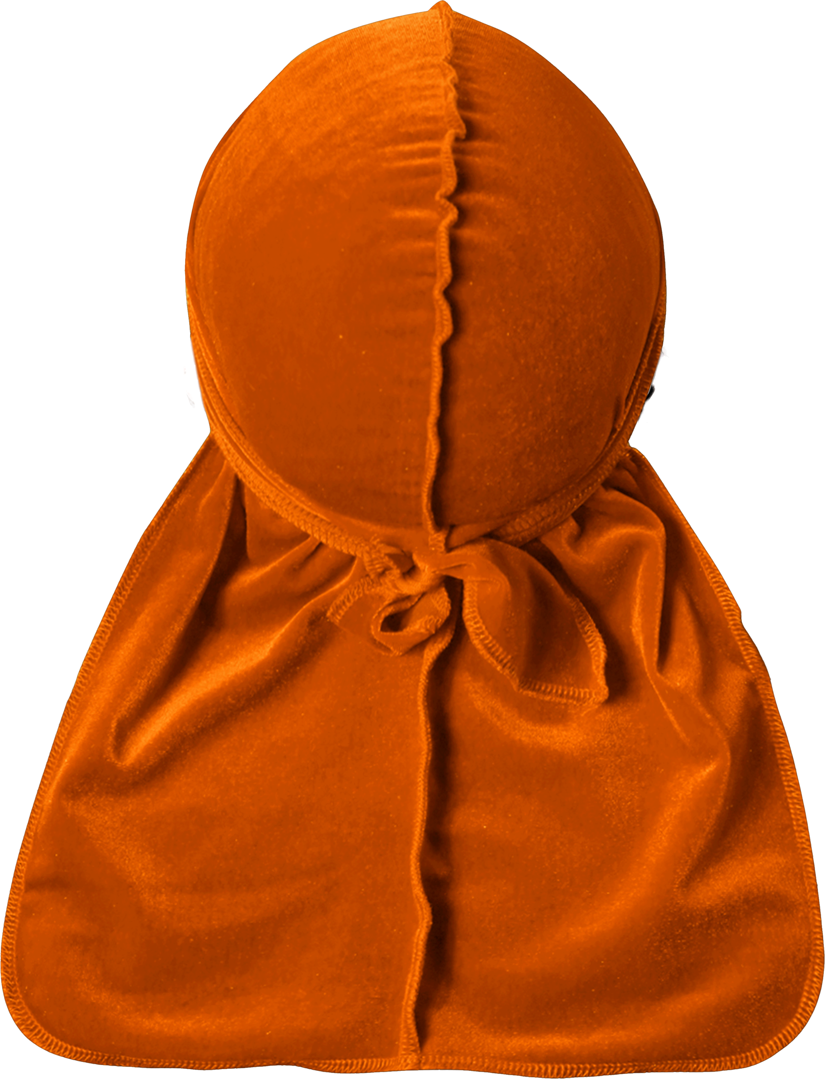 Premium Orange Velvet Durag
