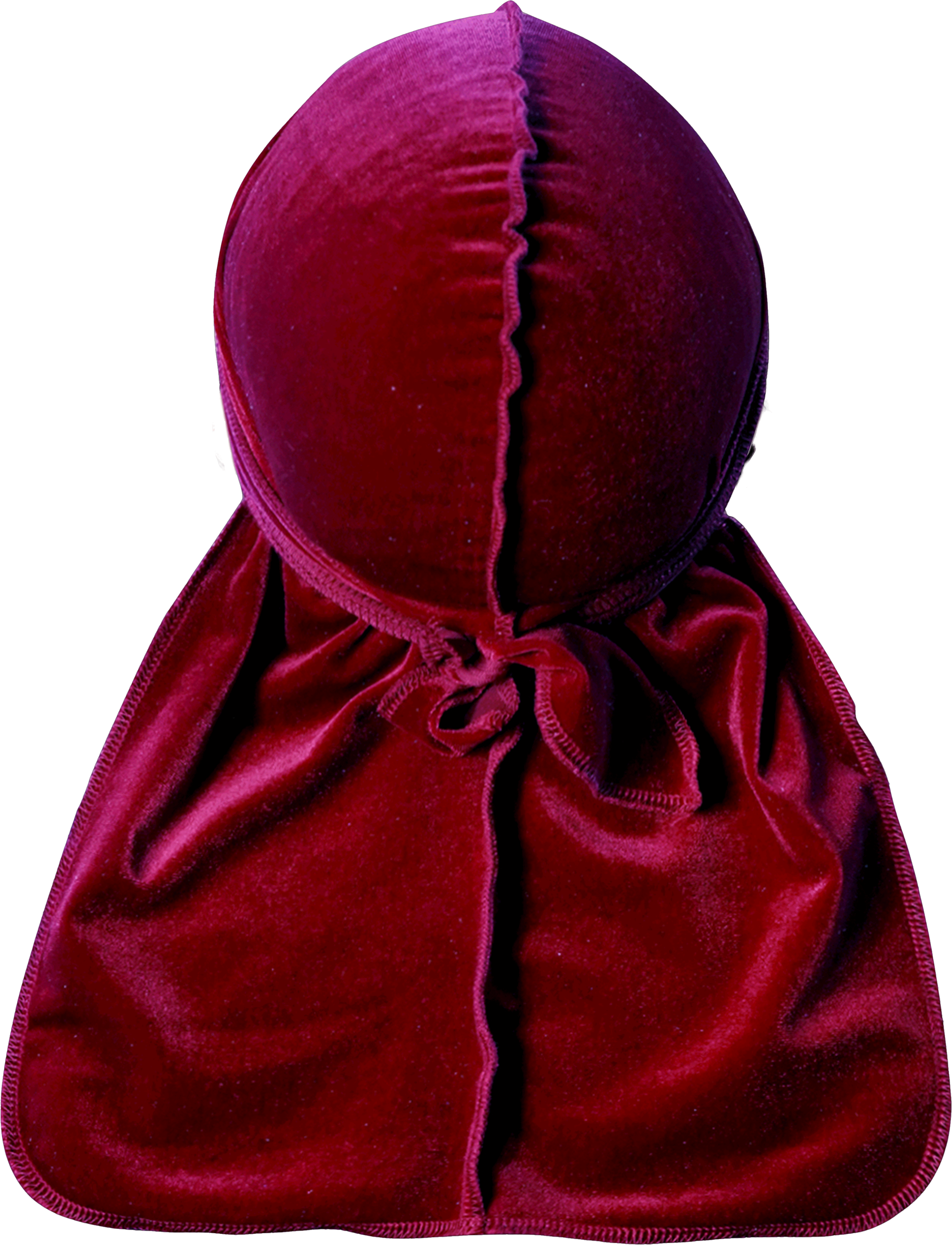 Premium Maroon Red Velvet Durag