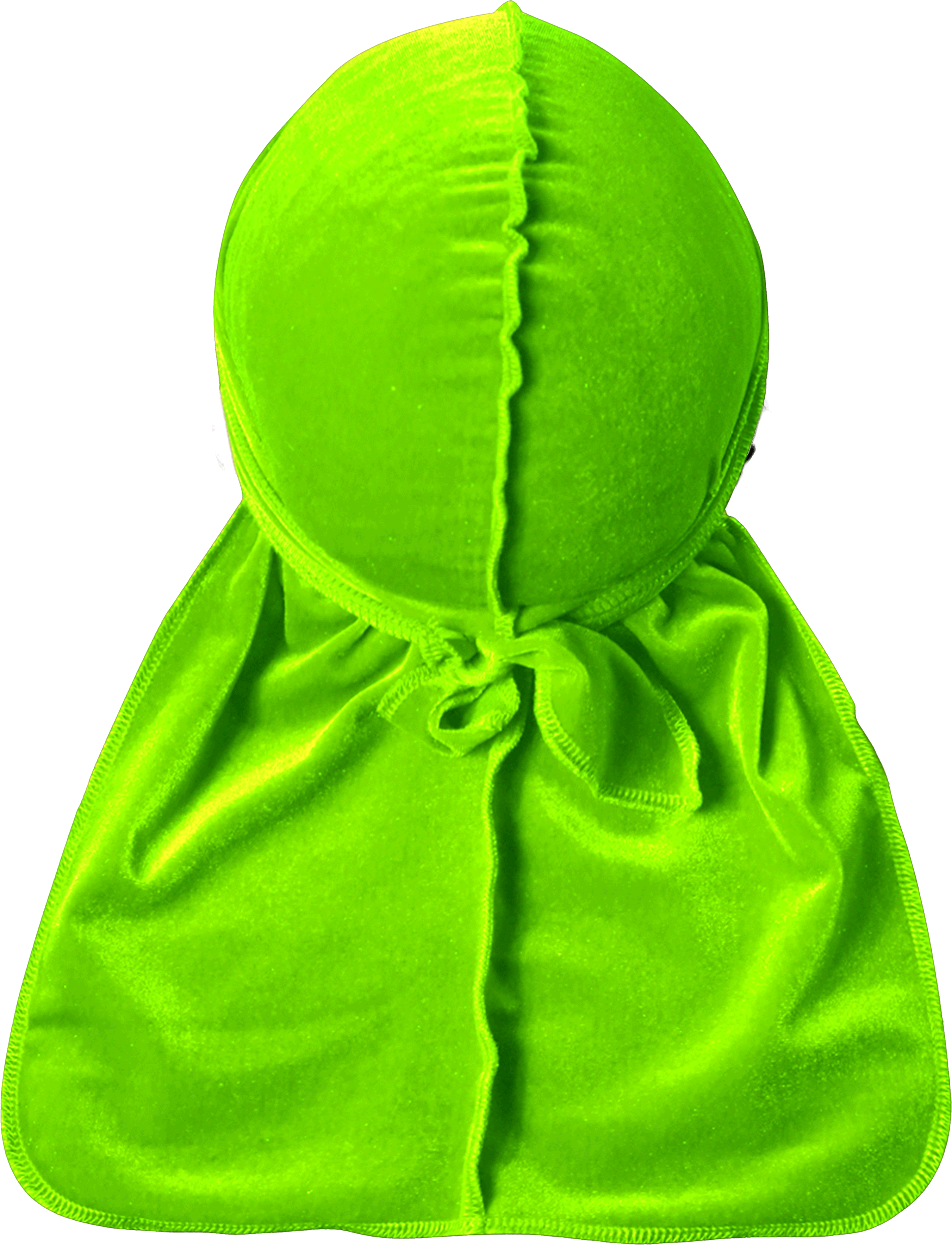 Premium Lime Velvet Durag