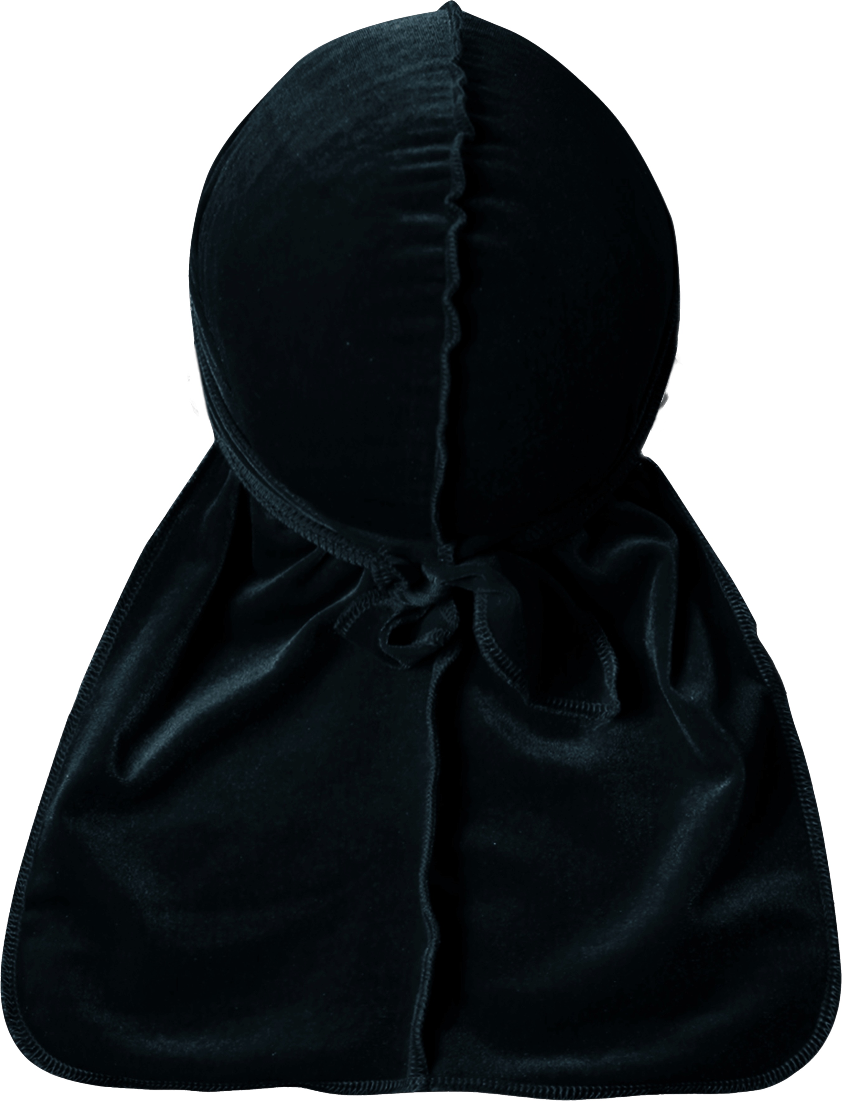 Premium Black Velvet Durag